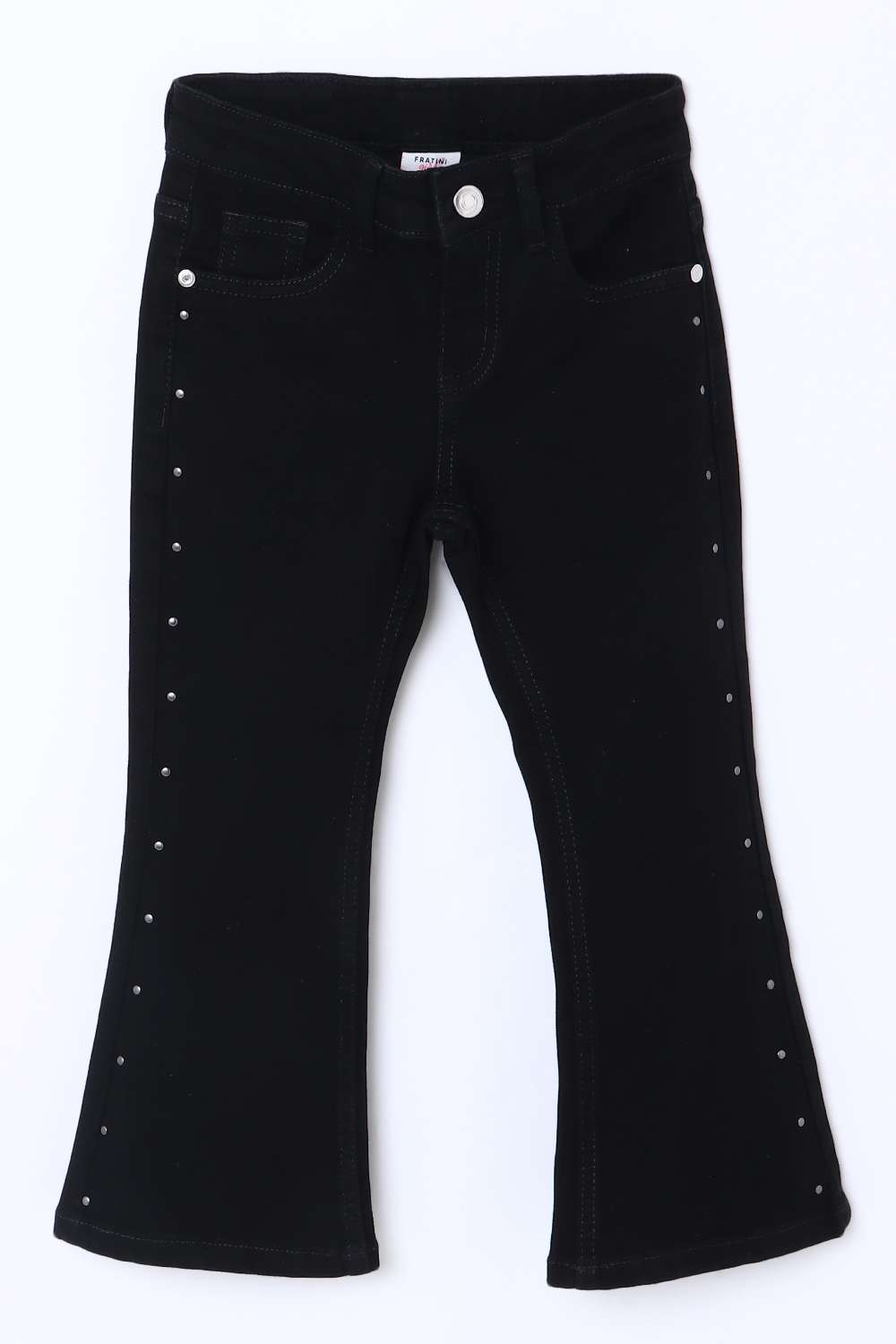 Embellished-Blended-Fabric-Regular-Fit-Girls-Jeans