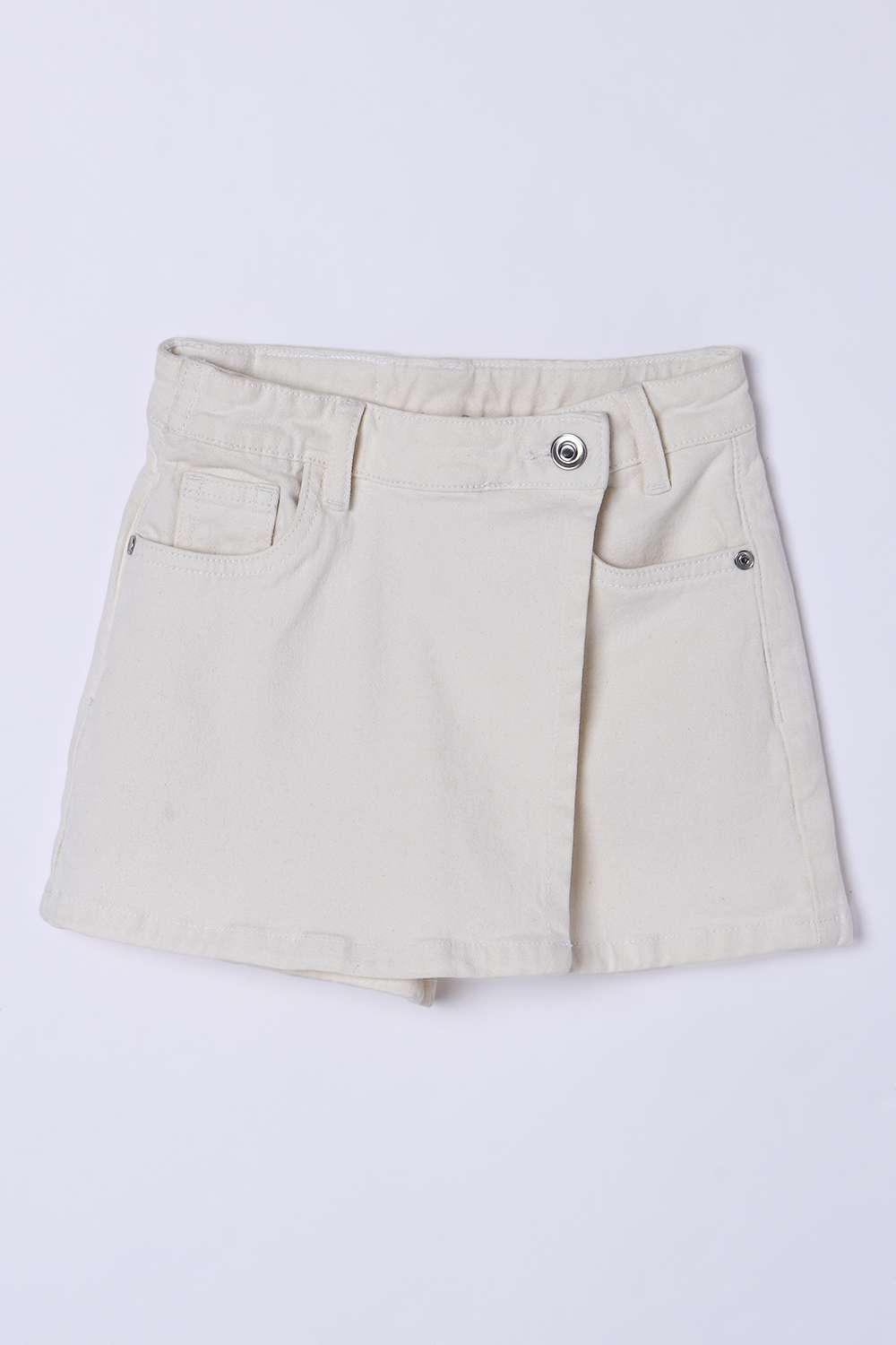 Solid-Regular-Fit-Regular-Fit-Girls-Shorts