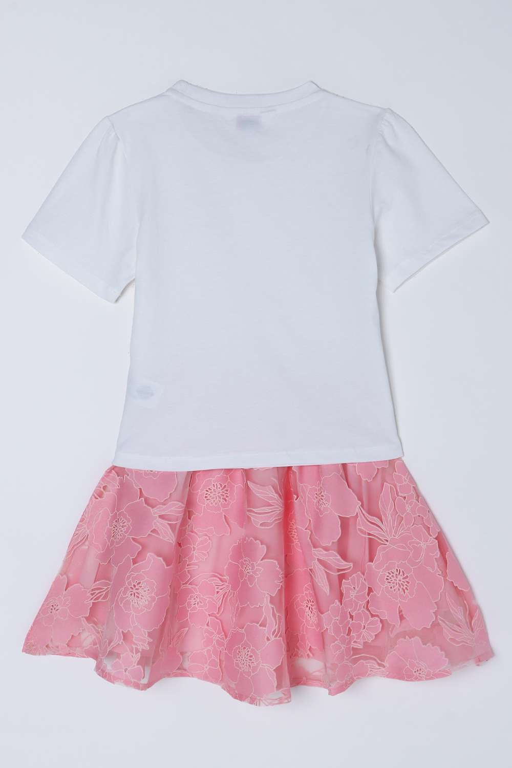 Floral-Blended-Fabric-Round-Neck-Girls-Casual-Wear-Co-Ord-Set