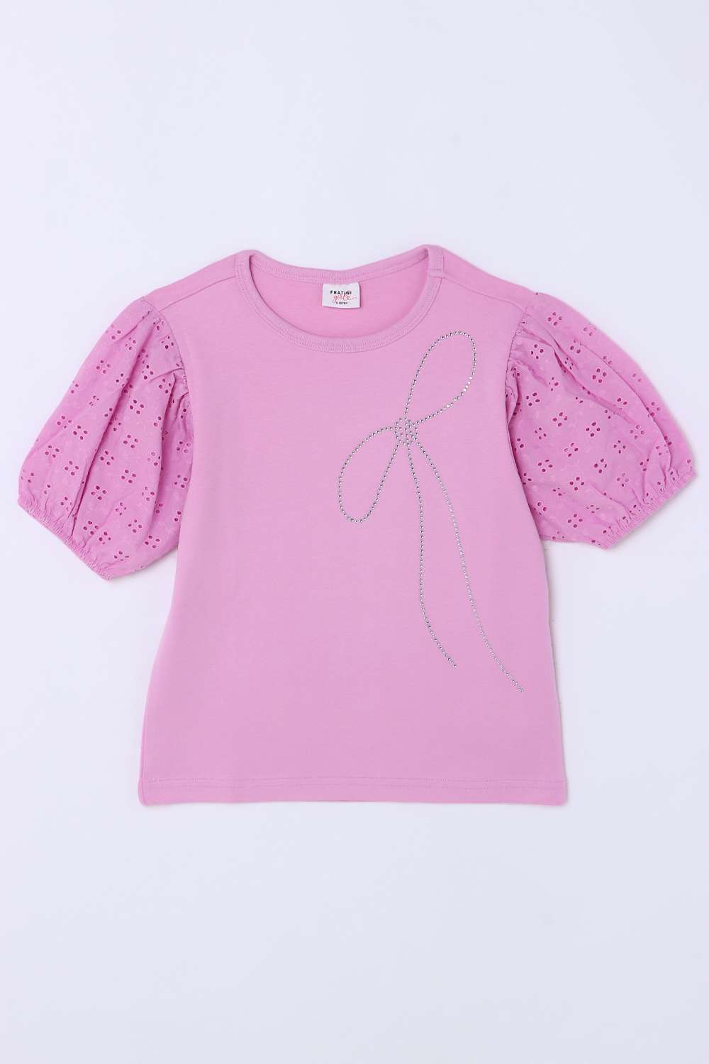 Solid-Cotton-Round-Neck-Girls-T-Shirt