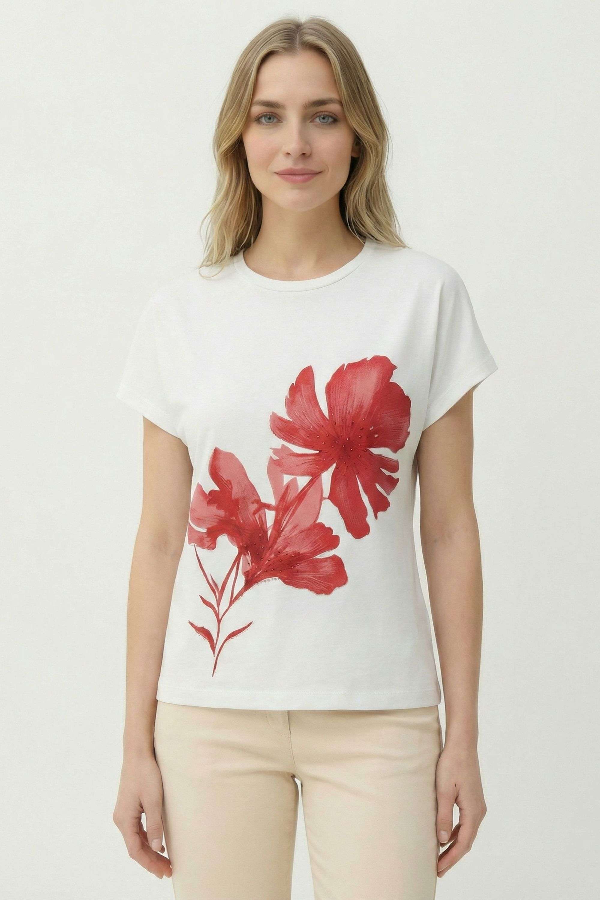 Solid-Collared-Blended-Fabric-Women-s-Casual-Wear-Shirt