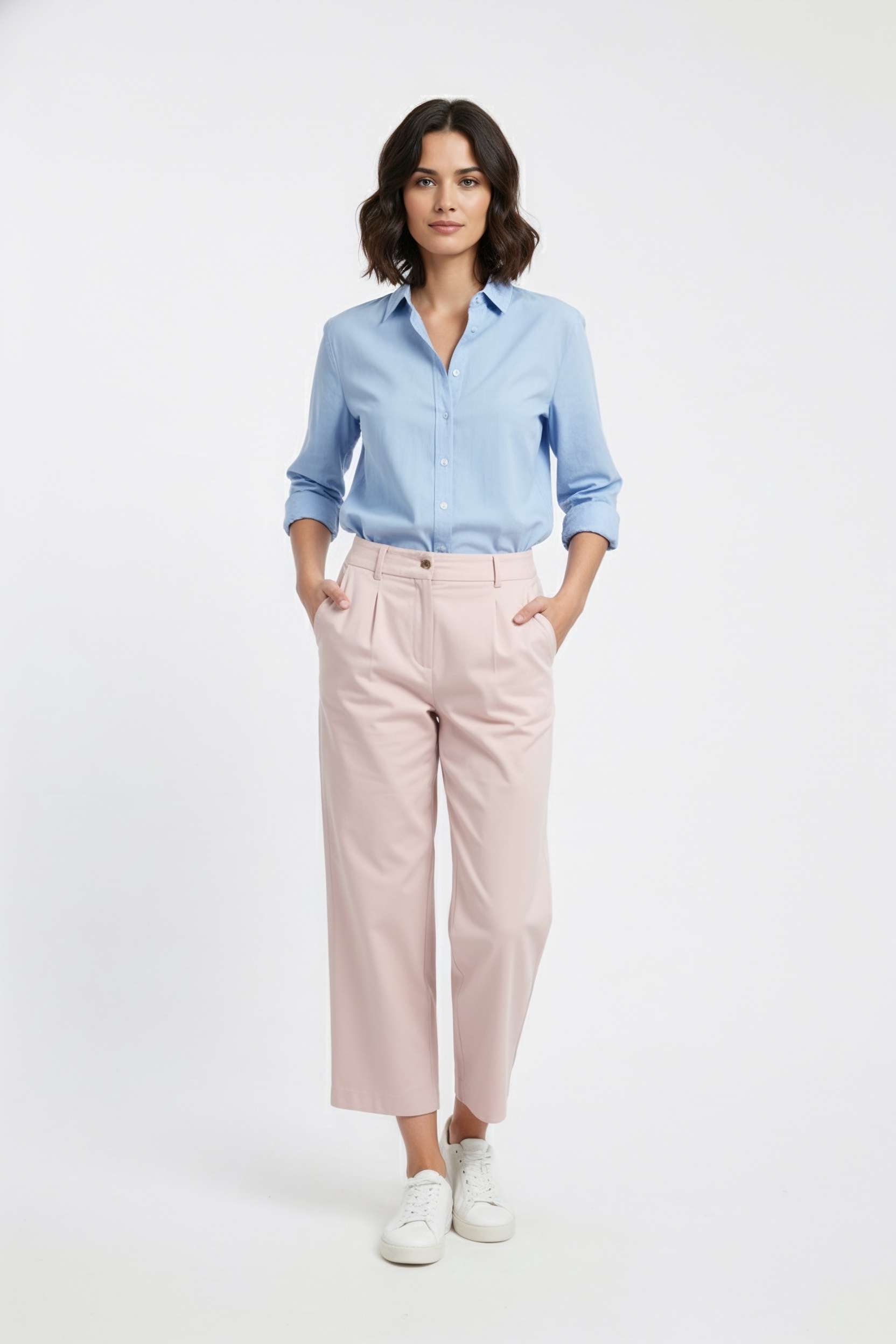 Solid-Full-Length-Viscose-Woven-Women-Pant