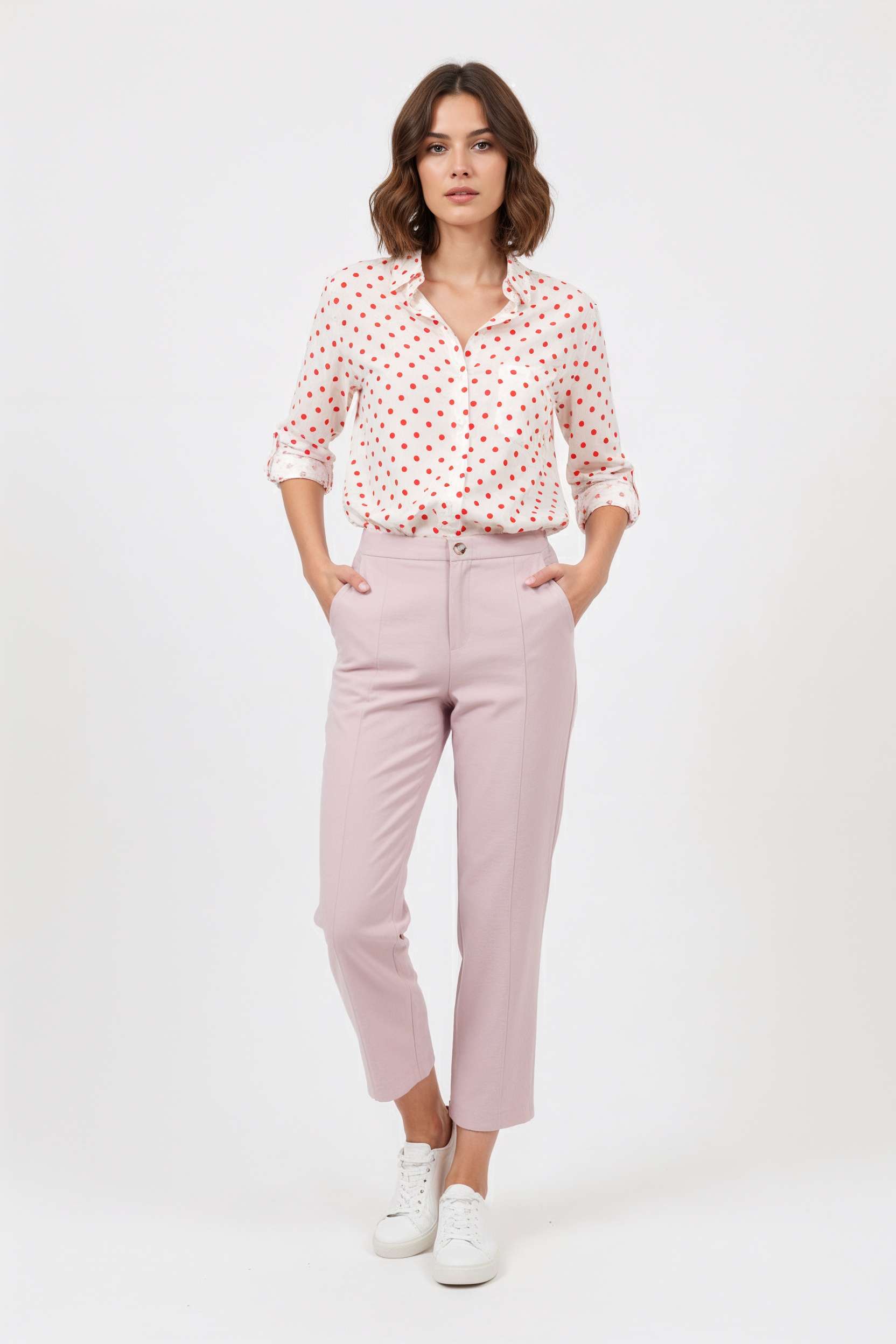Solid-Full-Length-Viscose-Woven-Women-Pant