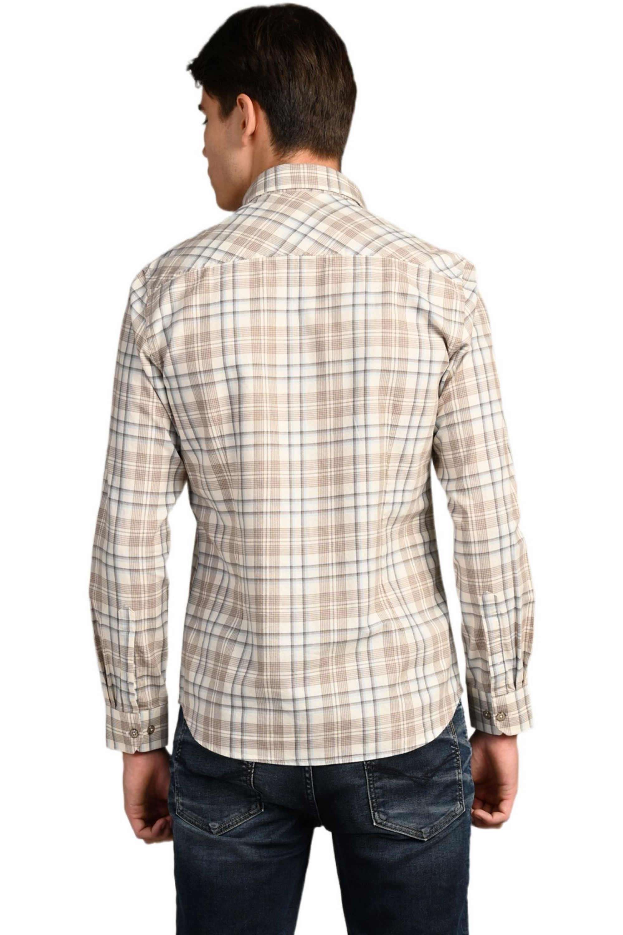 Checks-Cotton-Regular-Fit-Men-Casual-Wear-Shirt