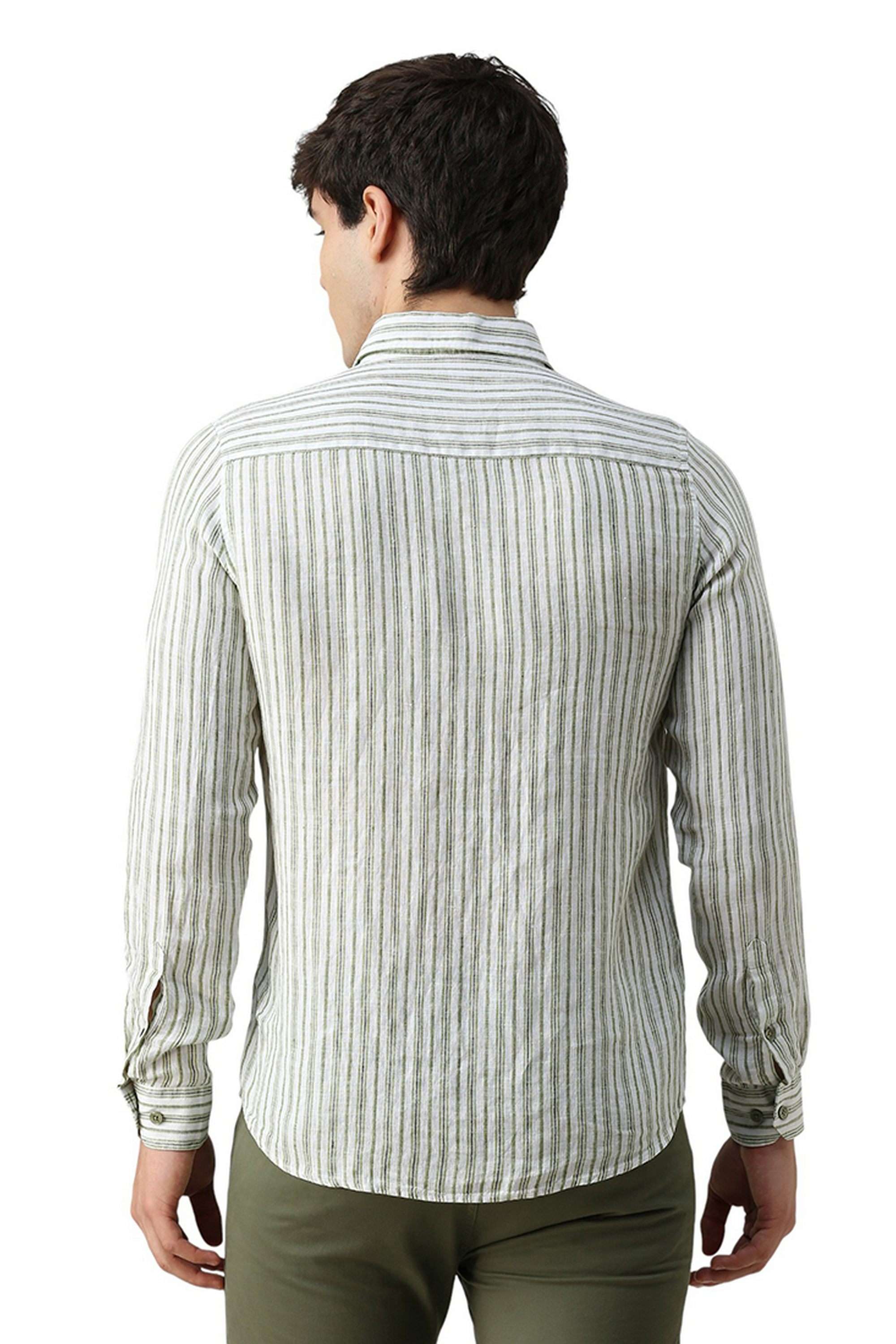Stripes-Linen-Slim-Fit-Men-s-Casual-Shirt