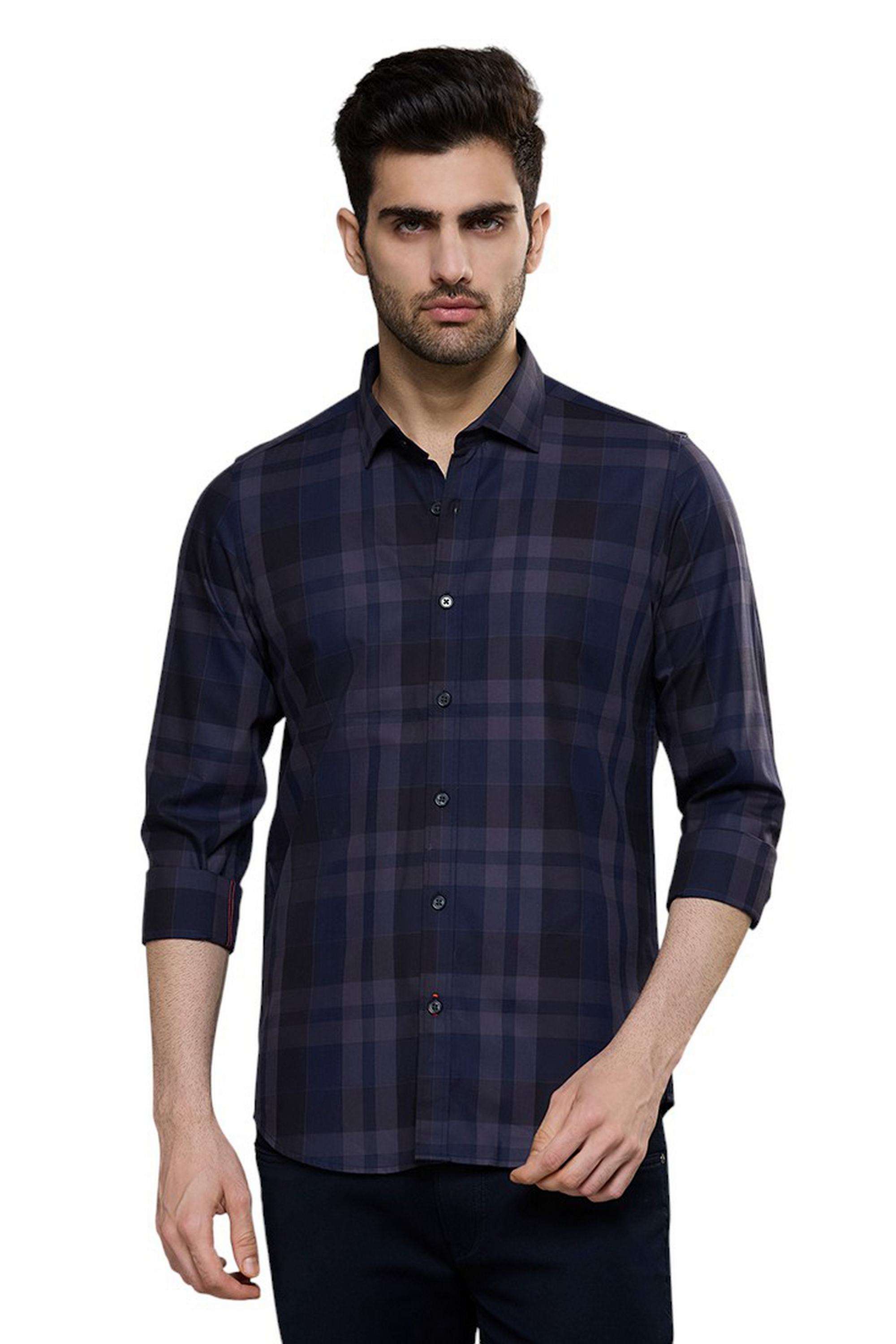 Checks-Cotton-Slim-Fit-Men-s-Casual-Shirt