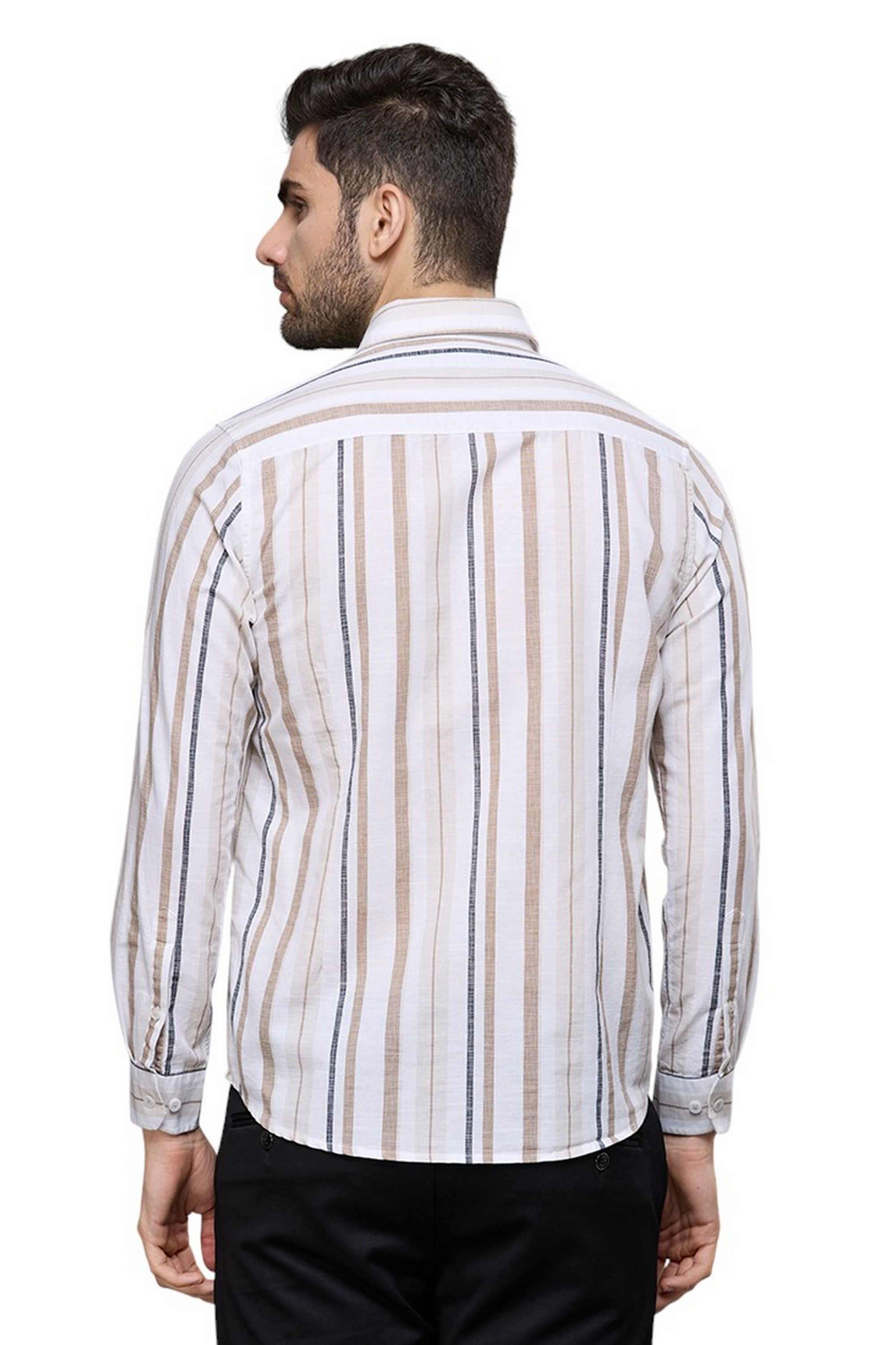 Stripes-Cotton-Regular-Fit-Men-Casual-Wear-Shirt