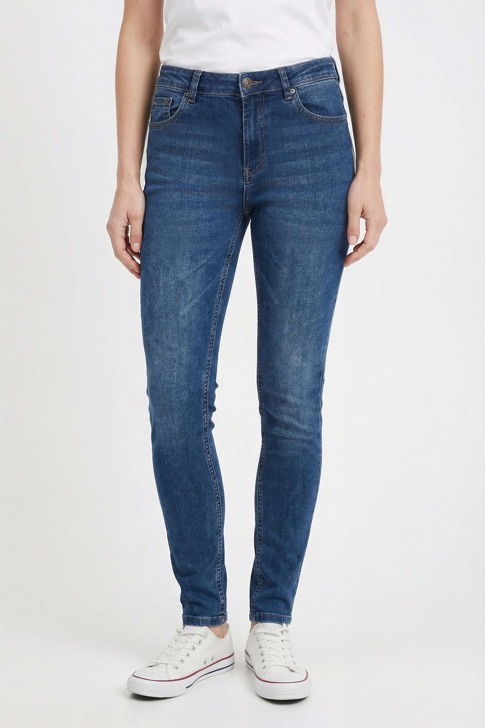 Mid-Rise-Blended-Fabric-Regular-Fit-Women-s-Jeans
