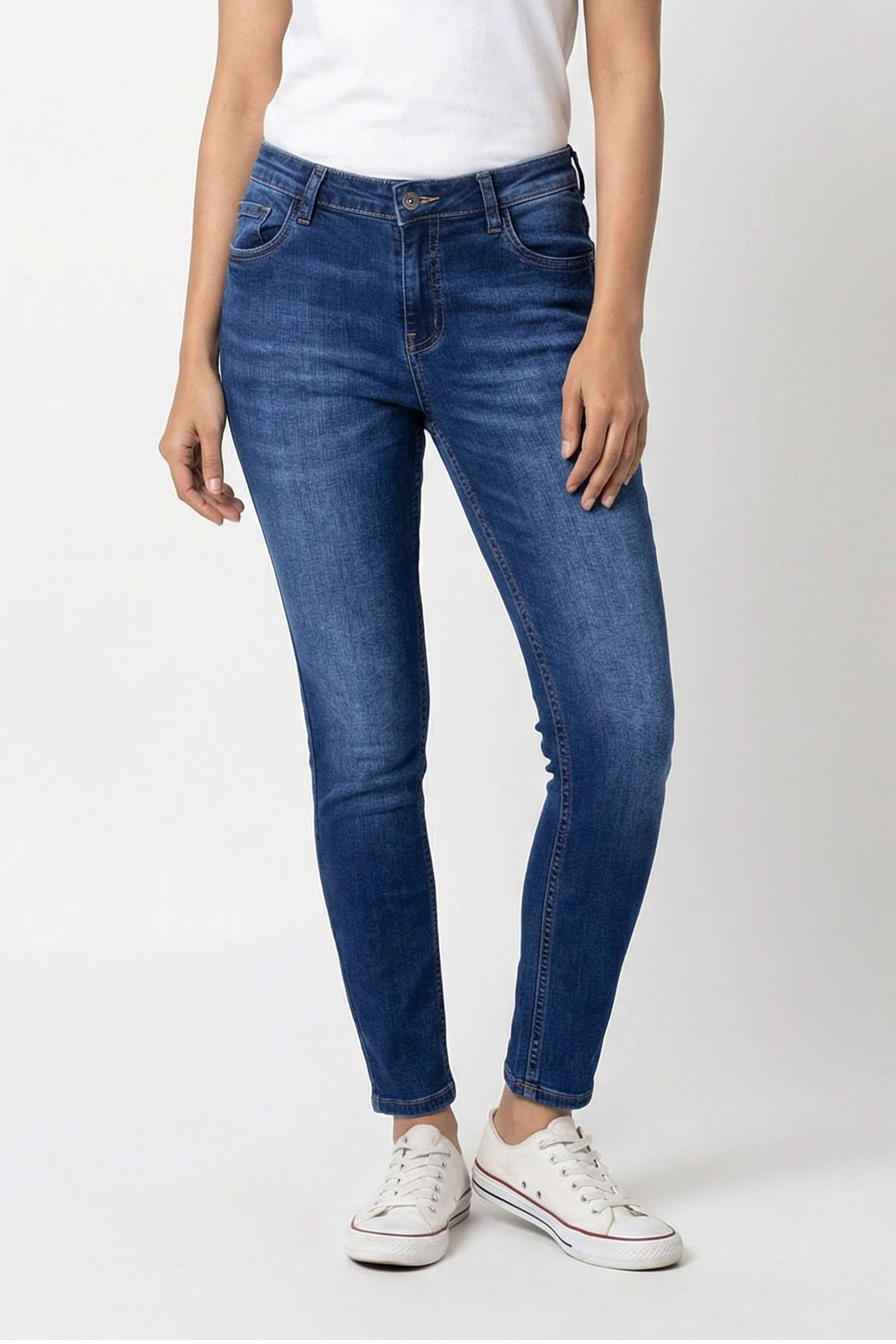 High-Rise-Whiskering-Denim-Skinny-Fit-Women-s-Jeans