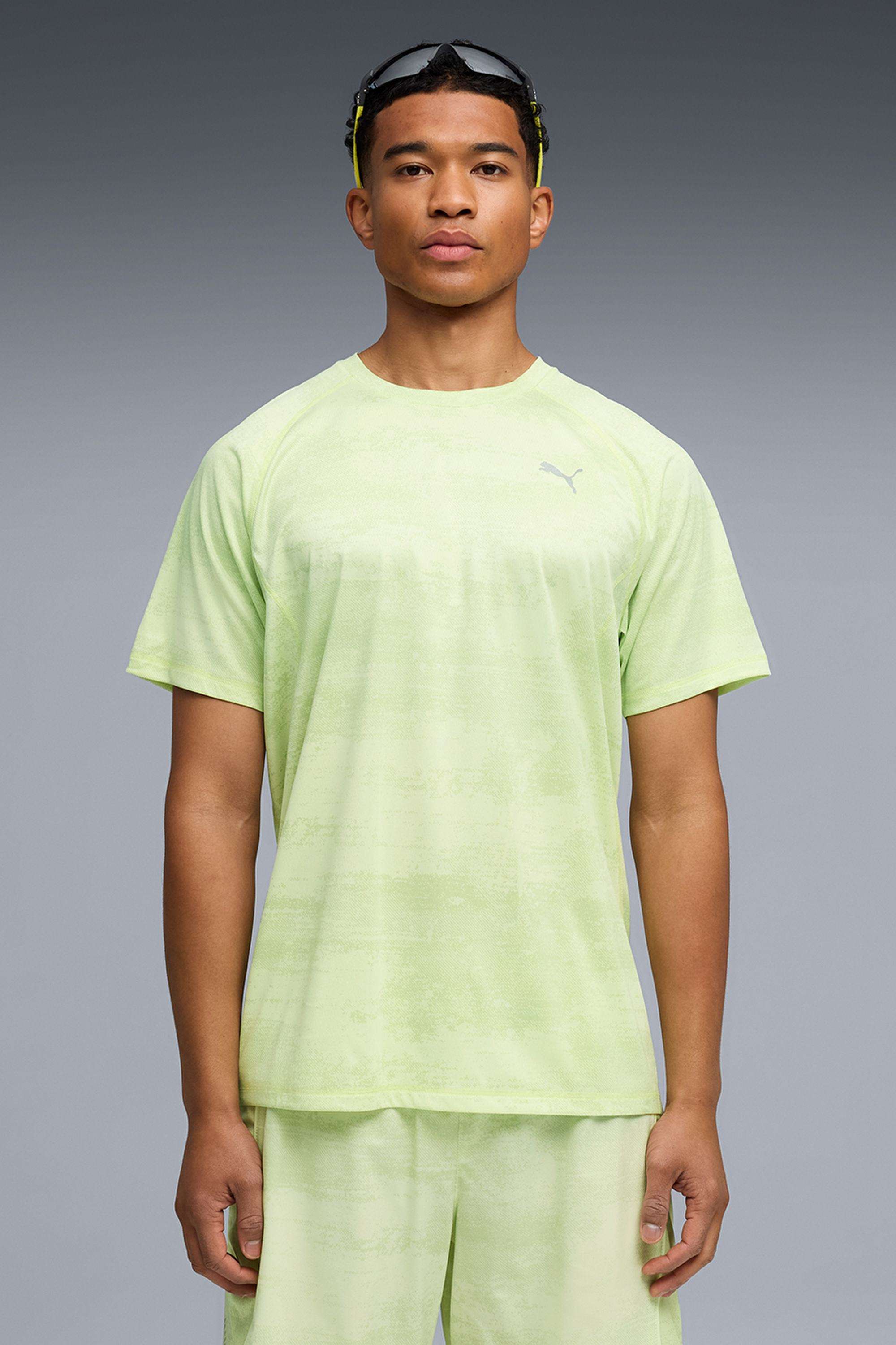 Solid-Polyester-Round-Neck-Men-s-T-Shirt