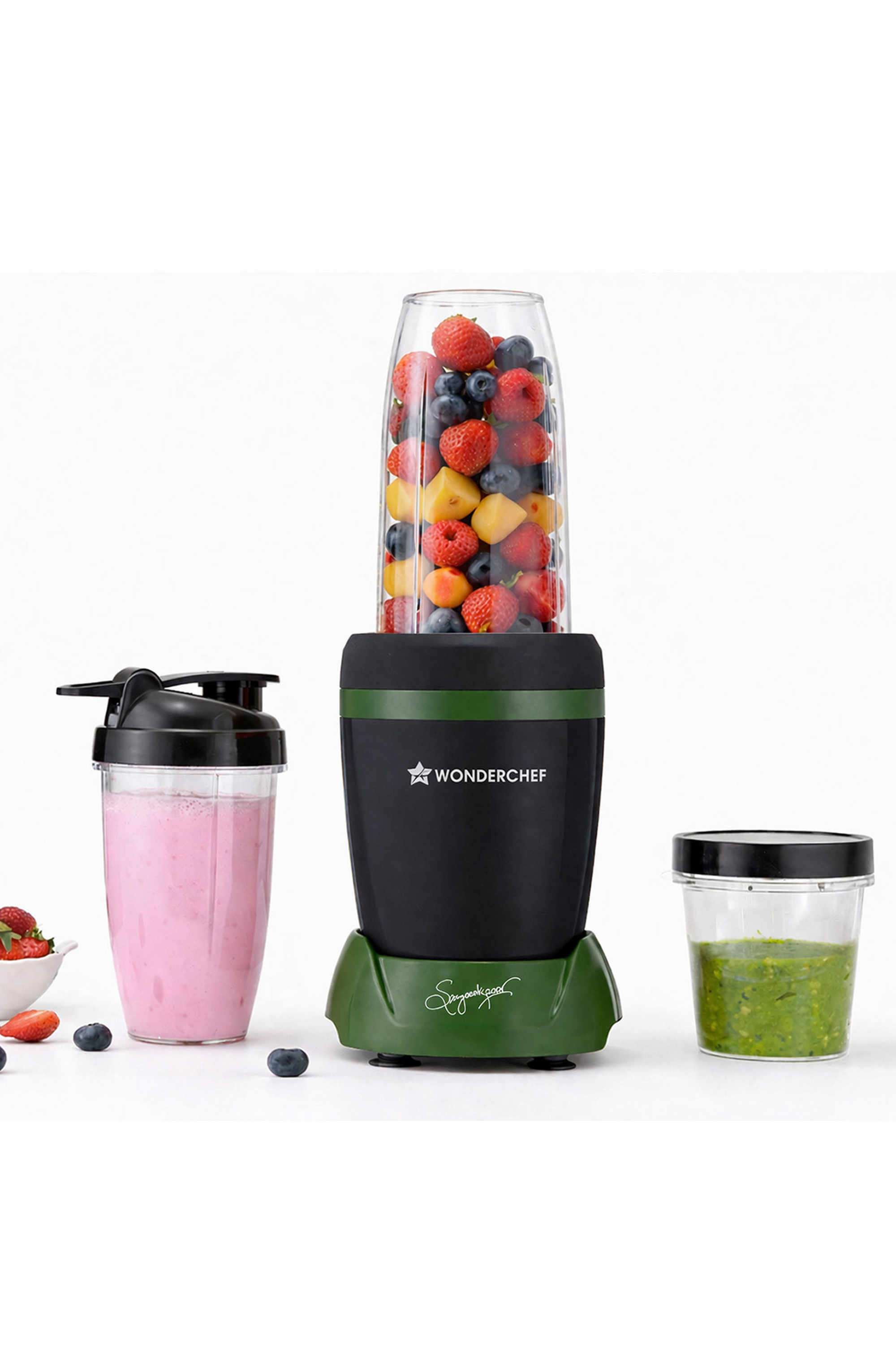 NutriBlend-Turbo-750W-Green-Black