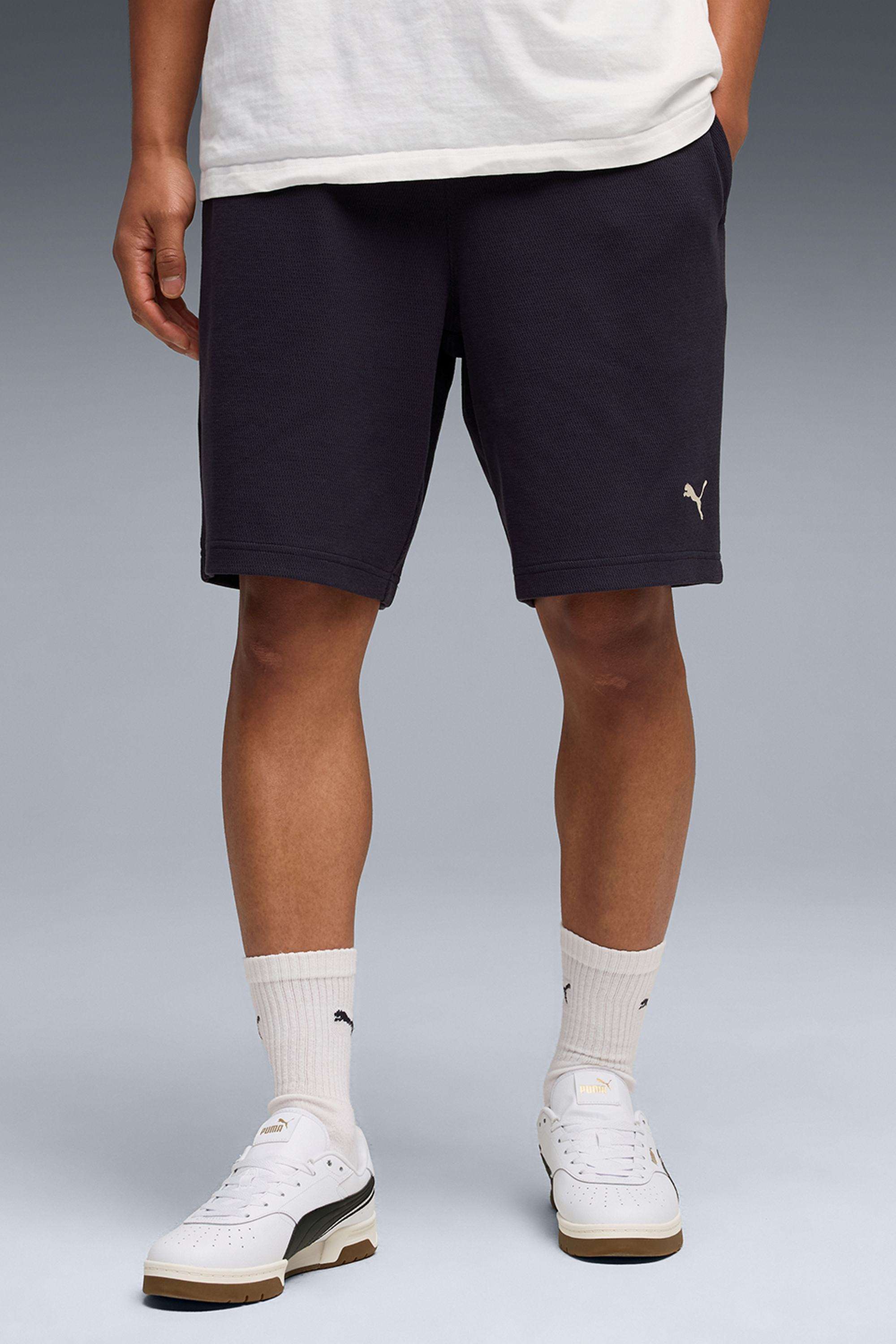 Solid-Cotton-Regular-Fit-Men-s-Shorts