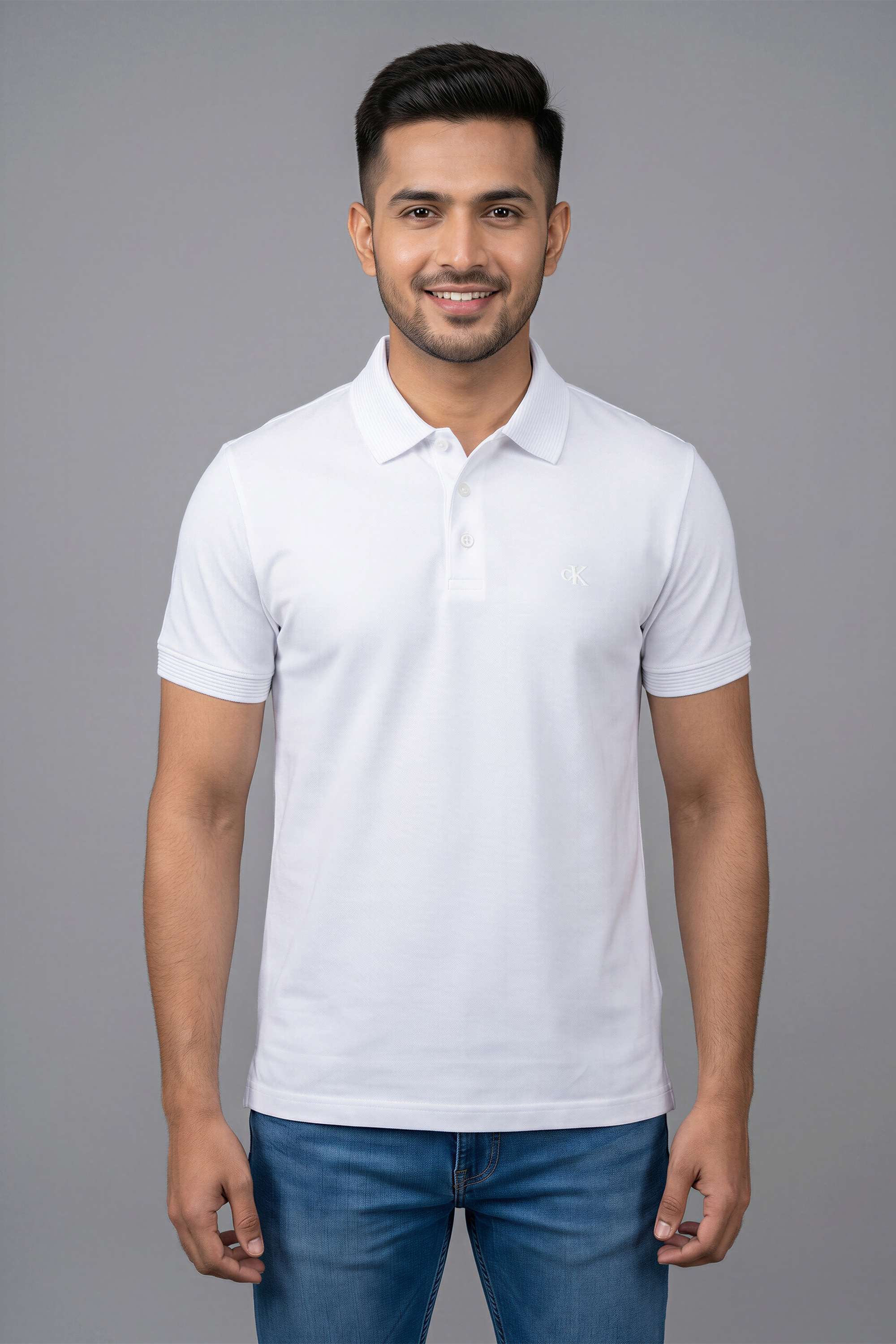 Solid-Poly-Cotton-Slim-Fit-Men-s-T-Shirt