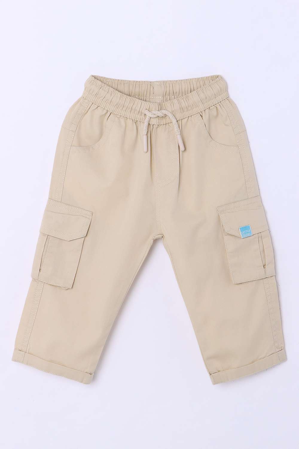 Solid-Blended-Fabric-Regular-Fit-Infant-Boys-Joggers