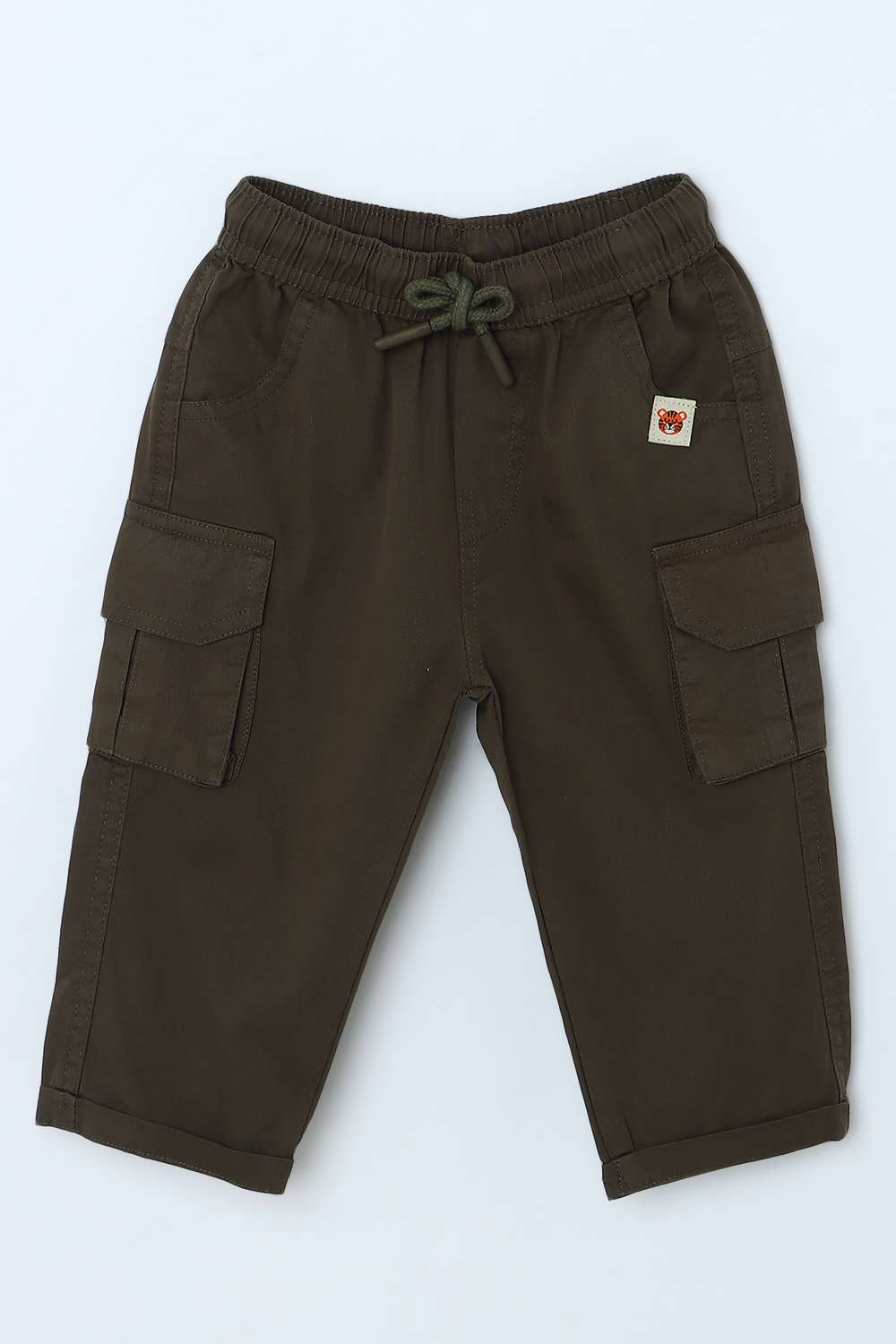 Solid-Blended-Fabric-Regular-Fit-Infant-Boys-Joggers
