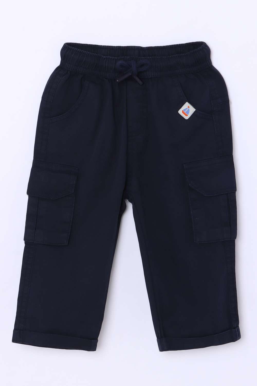 Solid-Blended-Fabric-Regular-Fit-Infant-Boys-Joggers