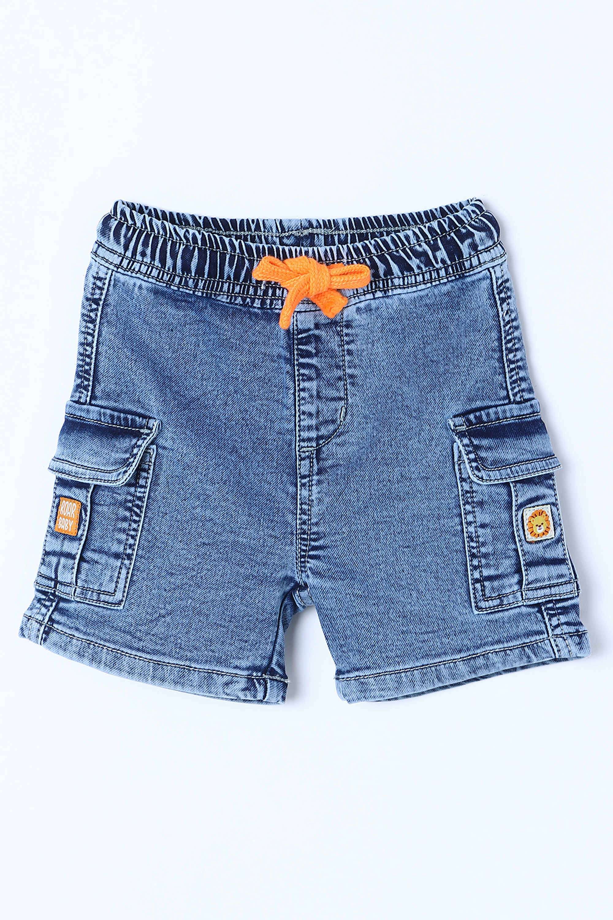 Character-Print-Cotton-Regular-Fit-Infant-Boys-Shorts