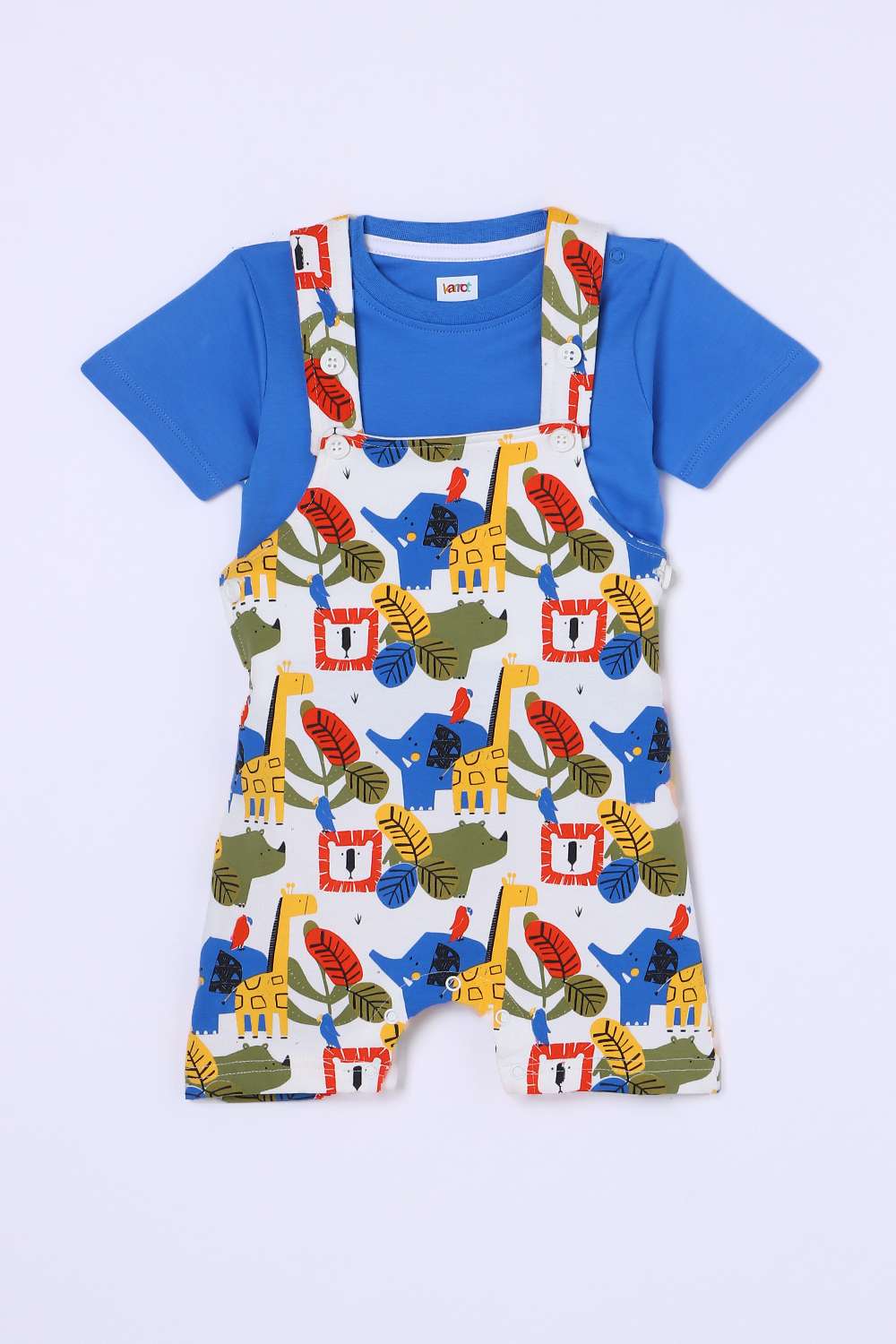 Character-Print-Blended-Fabric-Round-Neck-Infant-Boys-Casual-Wear-Clothing-Set
