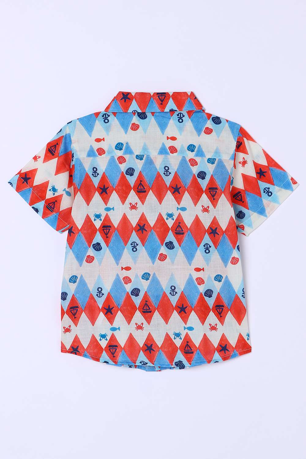 Printed-Cotton-Collared-Infant-Boys-Shirt
