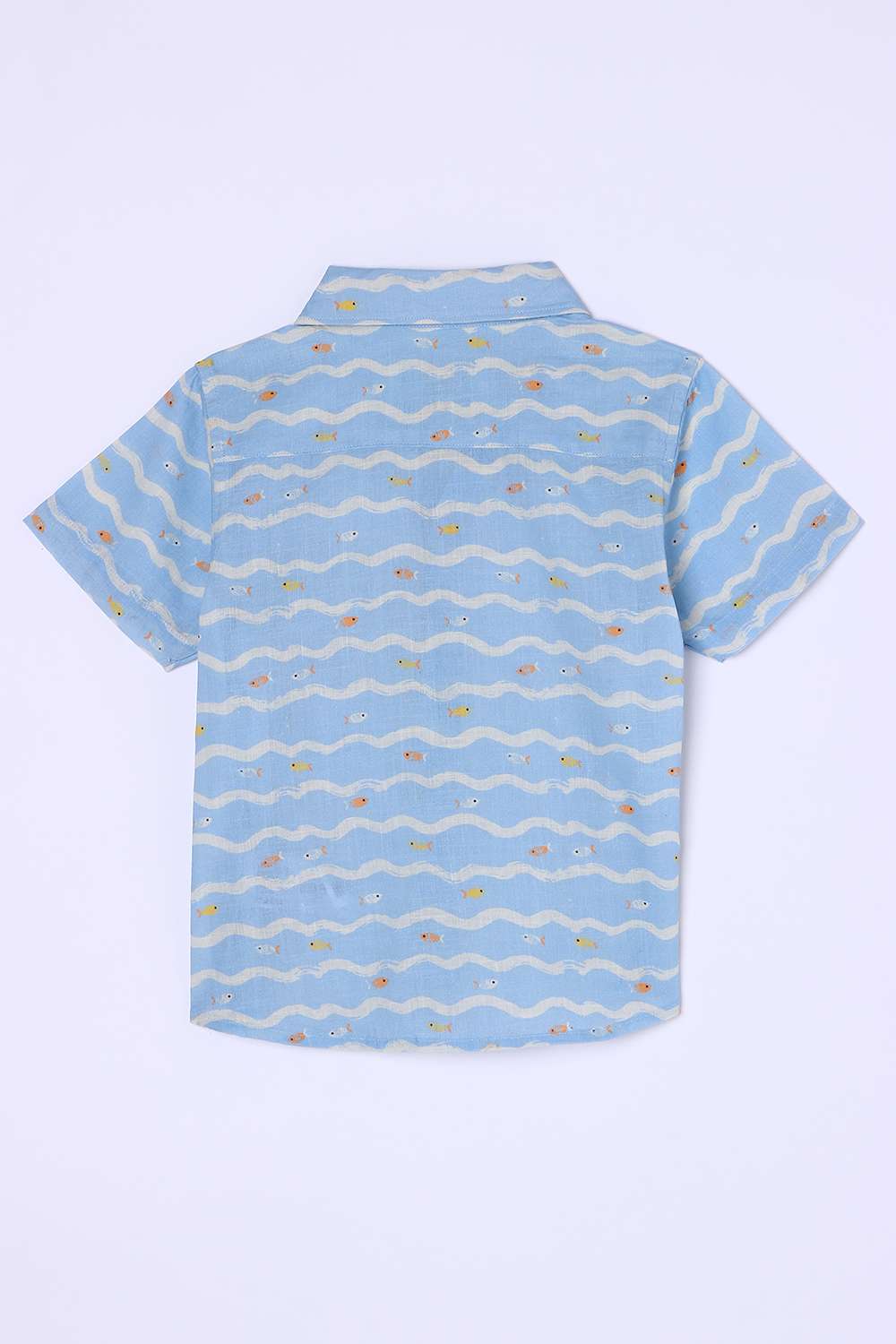 Printed-Cotton-Collared-Infant-Boys-Shirt