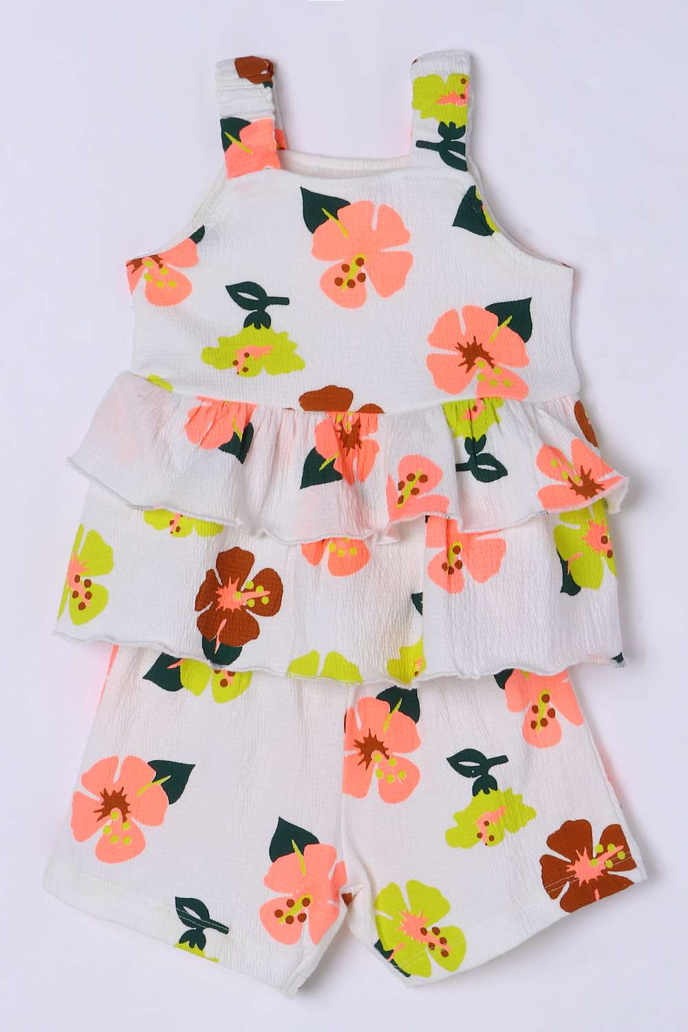 Animal-Print-Cotton-Square-Neck-Infant-Girls-Casual-Wear-Clothing-Set