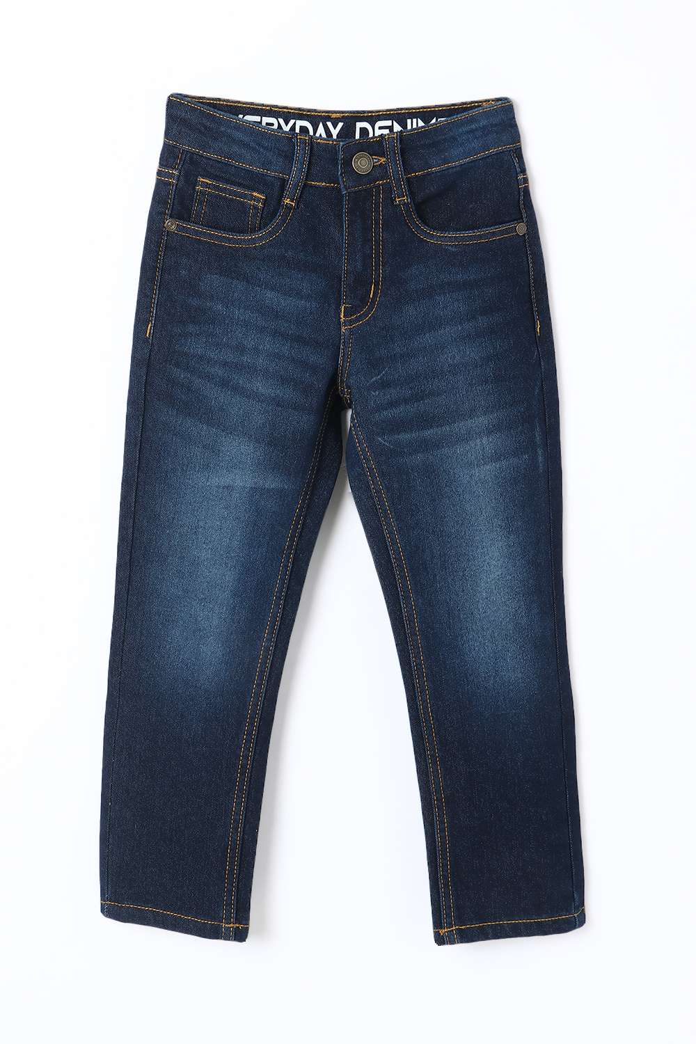 Solid-Blended-Fabric-Regular-Fit-Boys-Jeans