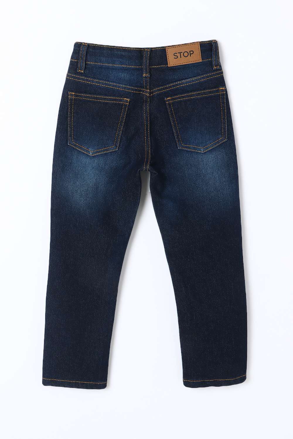 Solid-Blended-Fabric-Regular-Fit-Boys-Jeans