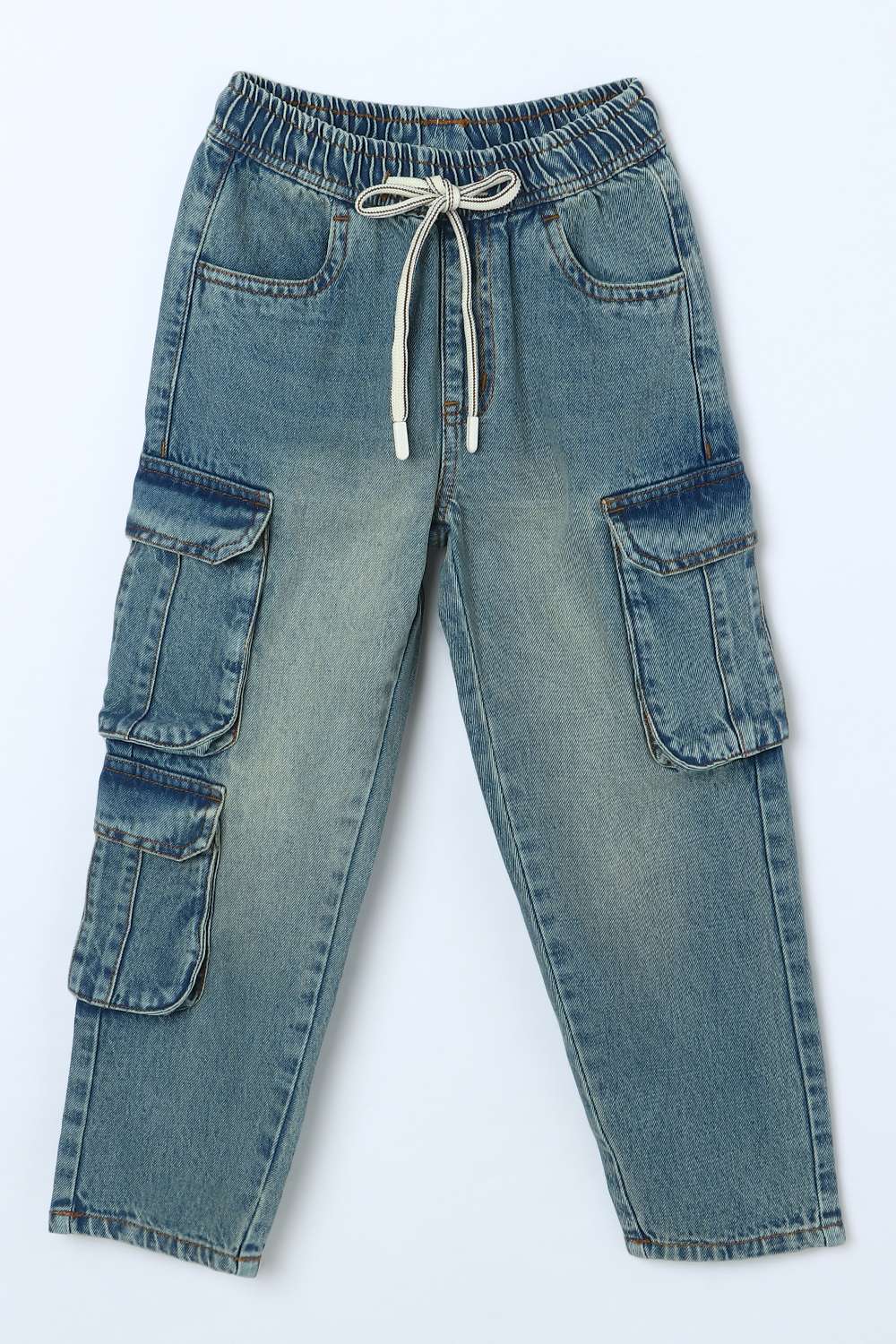 Solid-Blended-Fabric-Regular-Fit-Boys-Jeans