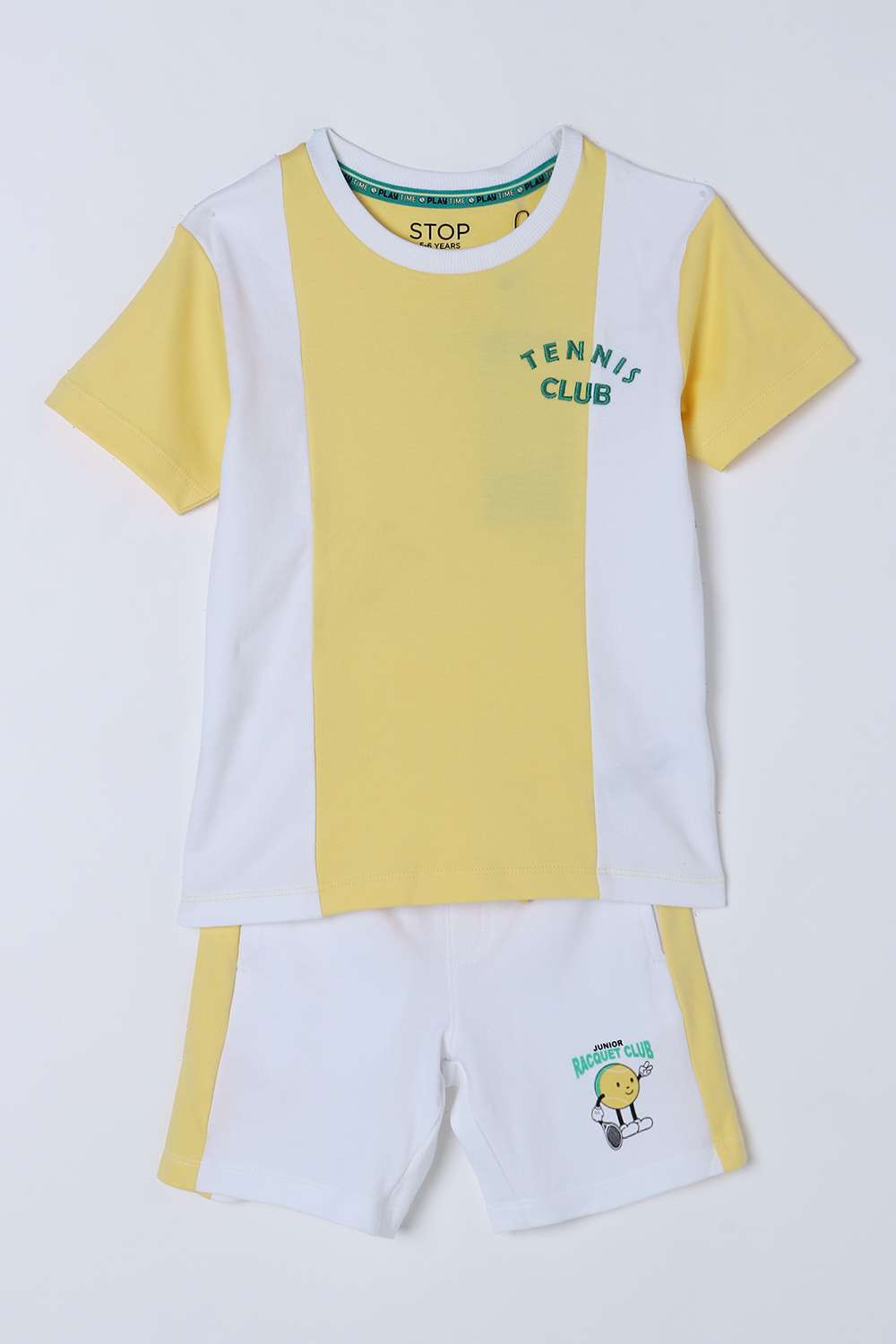 Character-Print-Cotton-Round-Neck-Boys-Co-Ord-Set