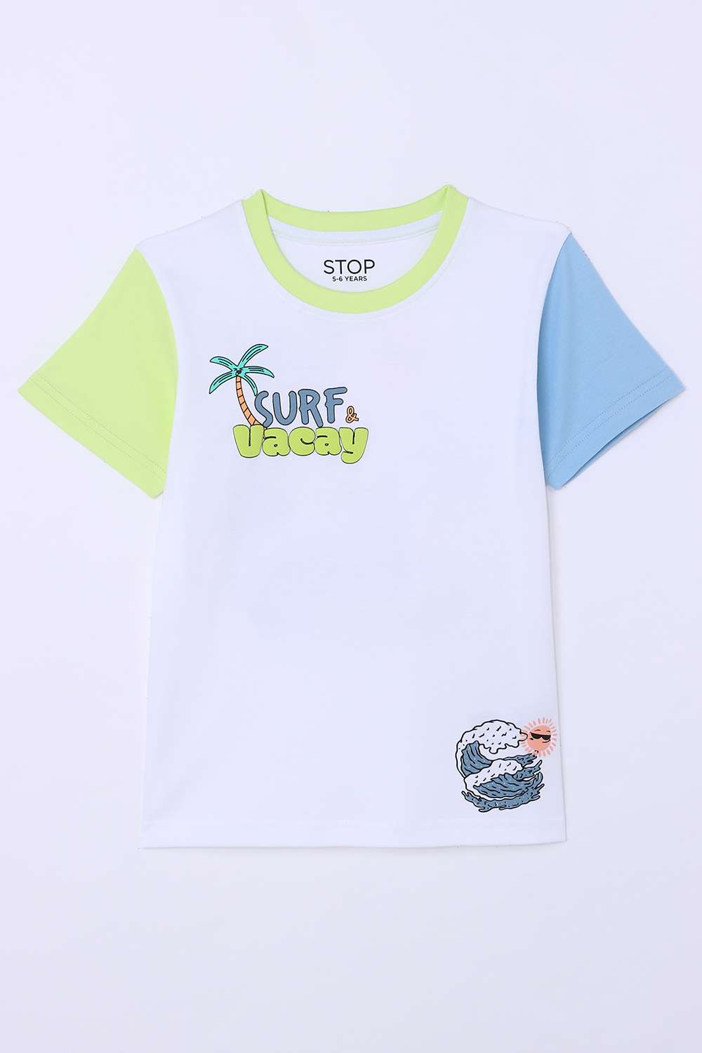 Graphic-Print-Cotton-Round-Neck-Boys-T-Shirt