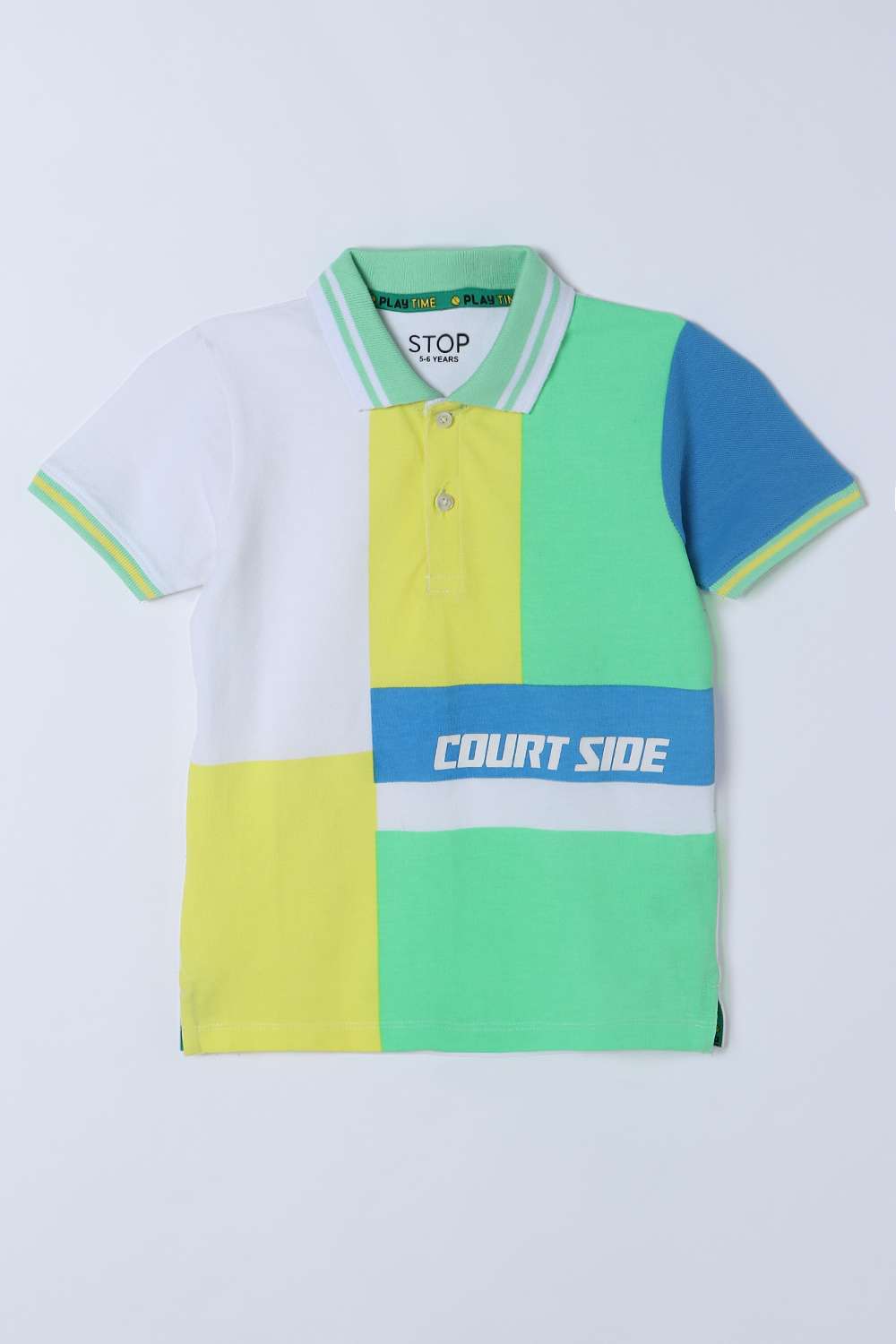 Solid-Cotton-Collared-Boys-T-Shirt