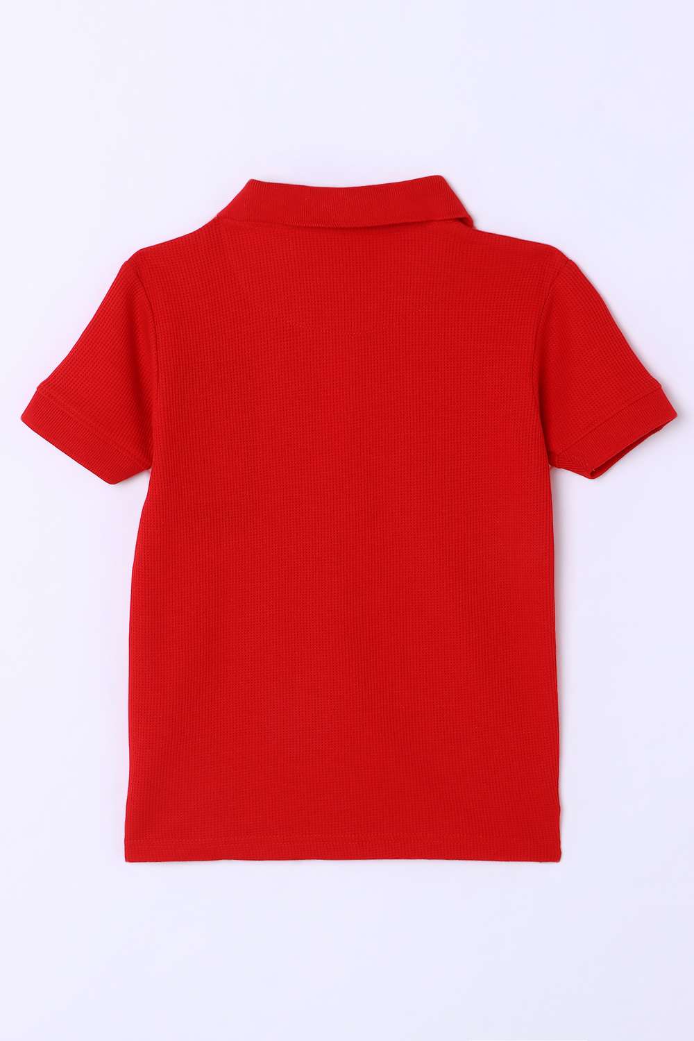 Textured-Poly-Cotton-Collared-Boys-T-Shirt