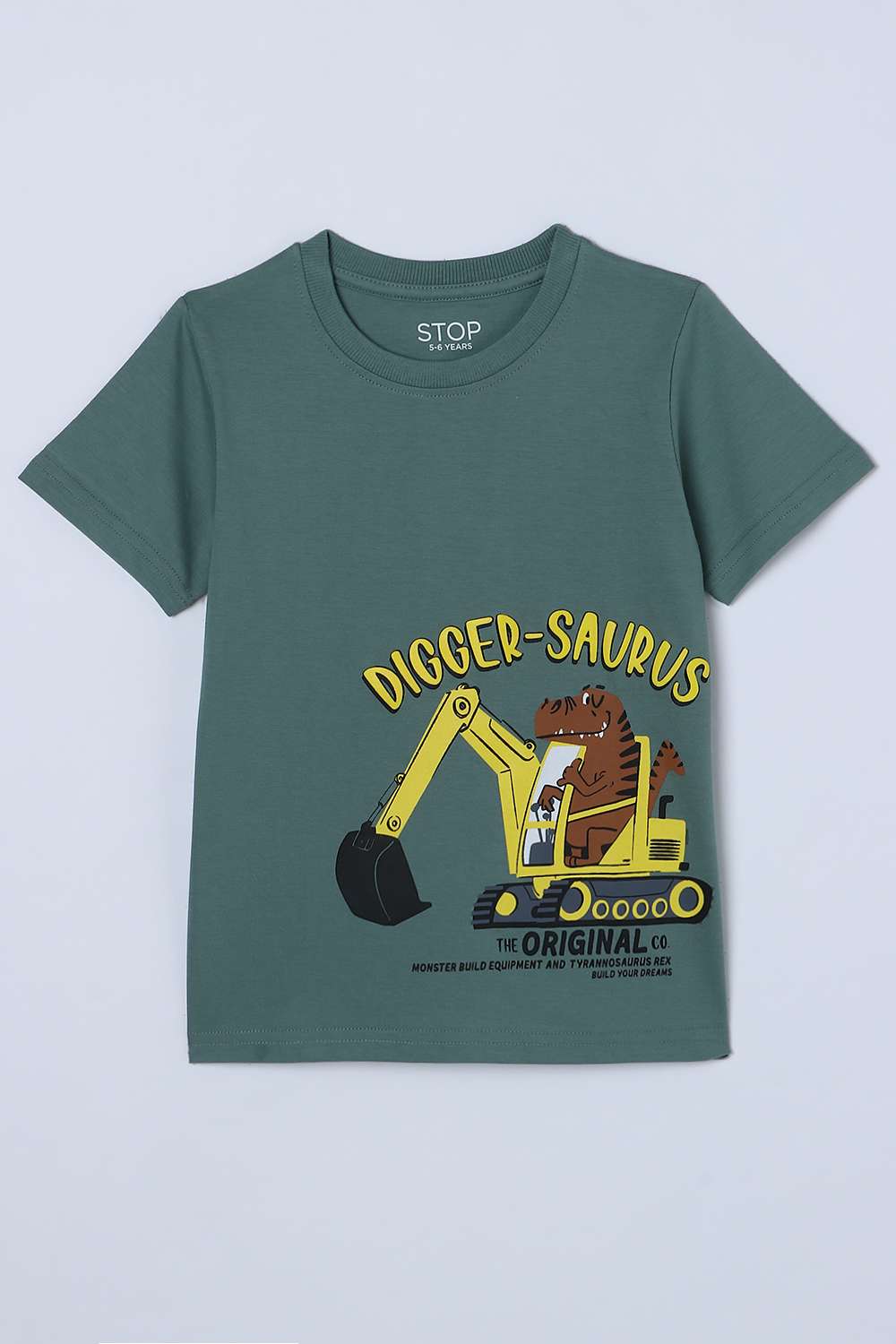 Graphic-Print-Jersey-Round-Neck-Boys-T-Shirt