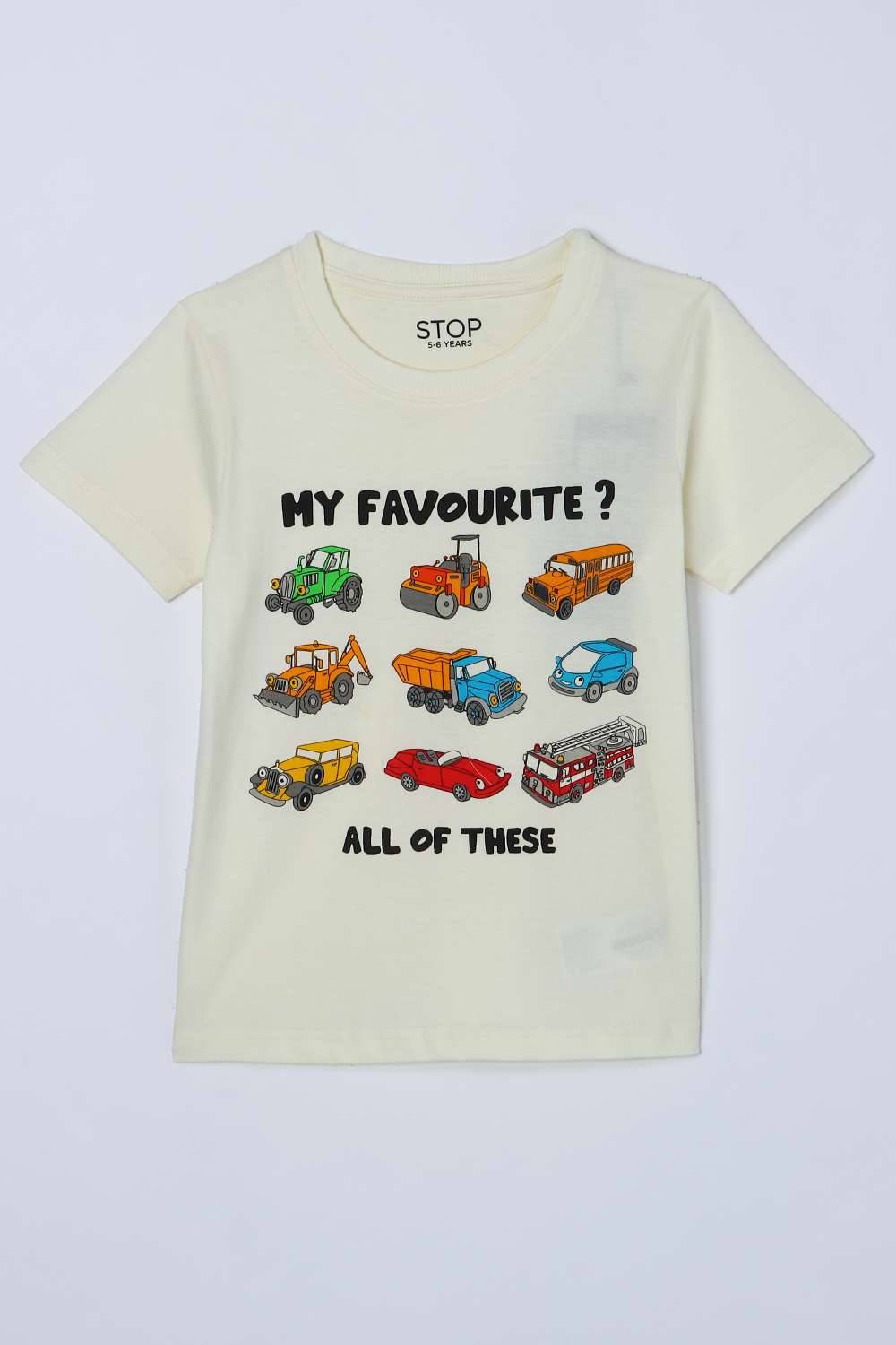 Graphic-Print-Jersey-Round-Neck-Boys-T-Shirt
