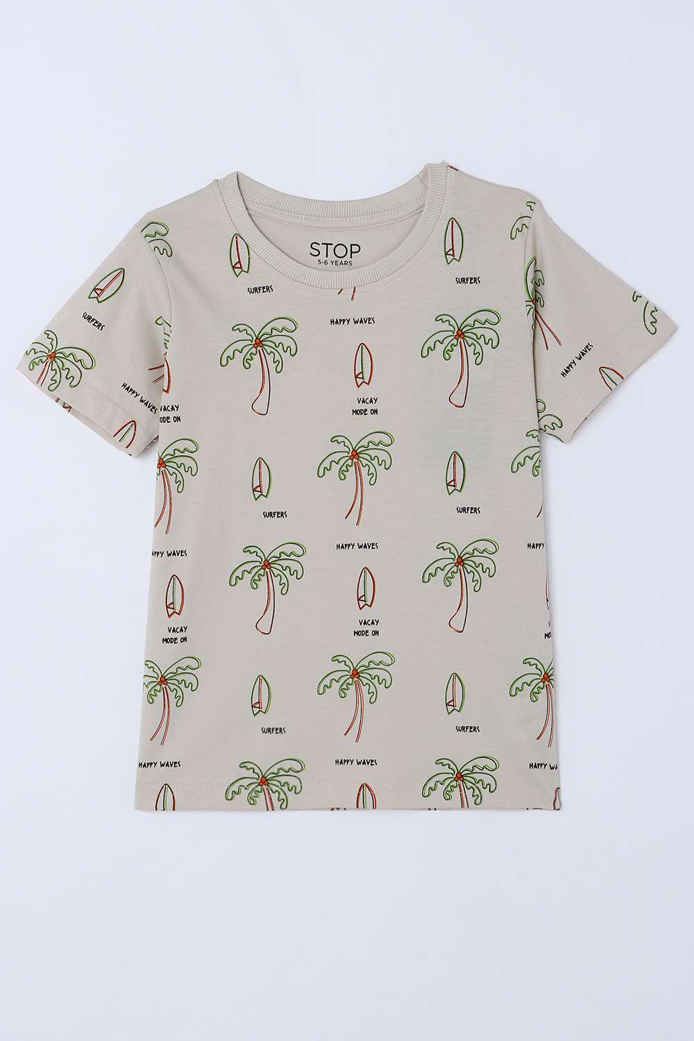 Printed-Jersey-Round-Neck-Boys-T-Shirt