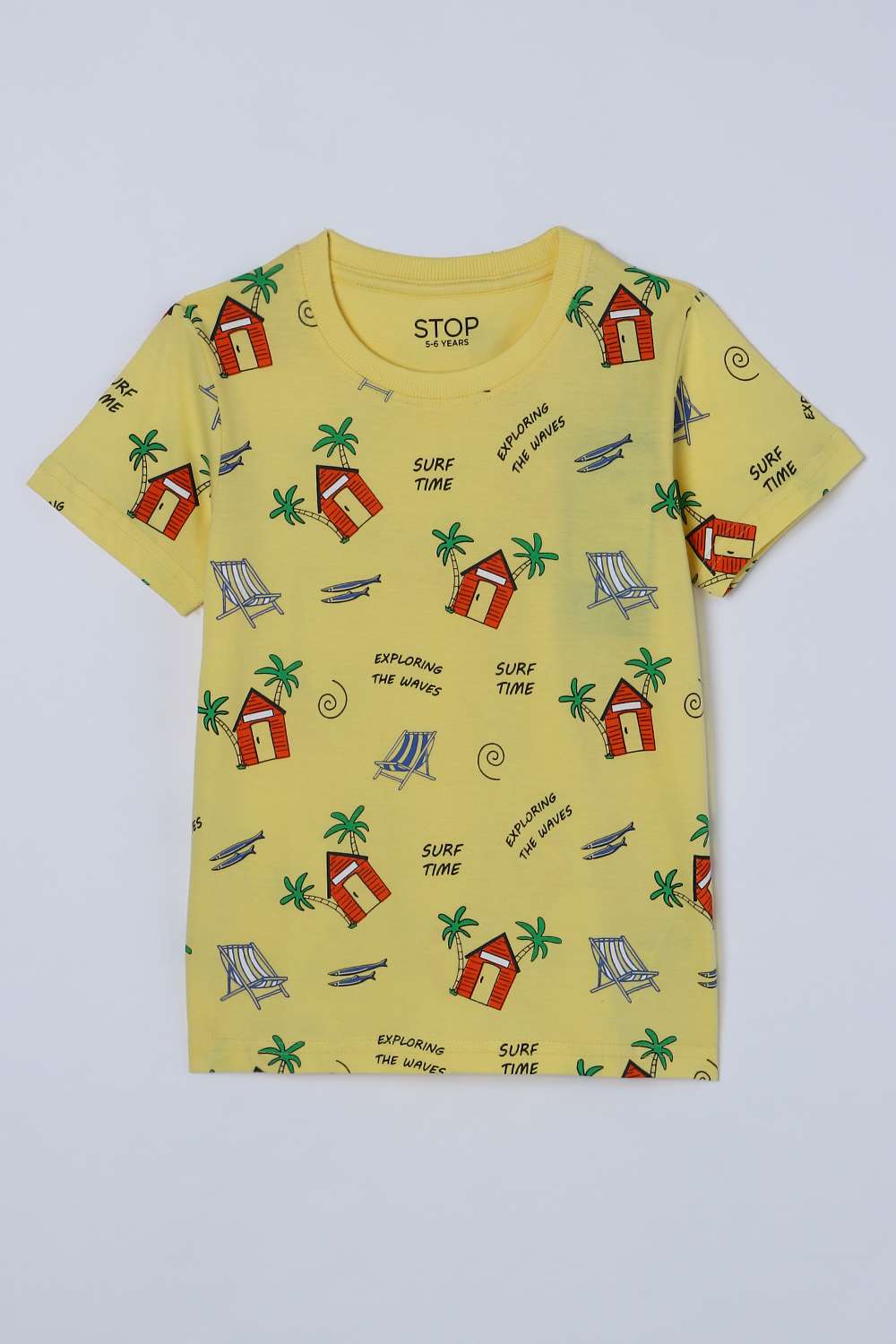 Printed-Jersey-Round-Neck-Boys-T-Shirt