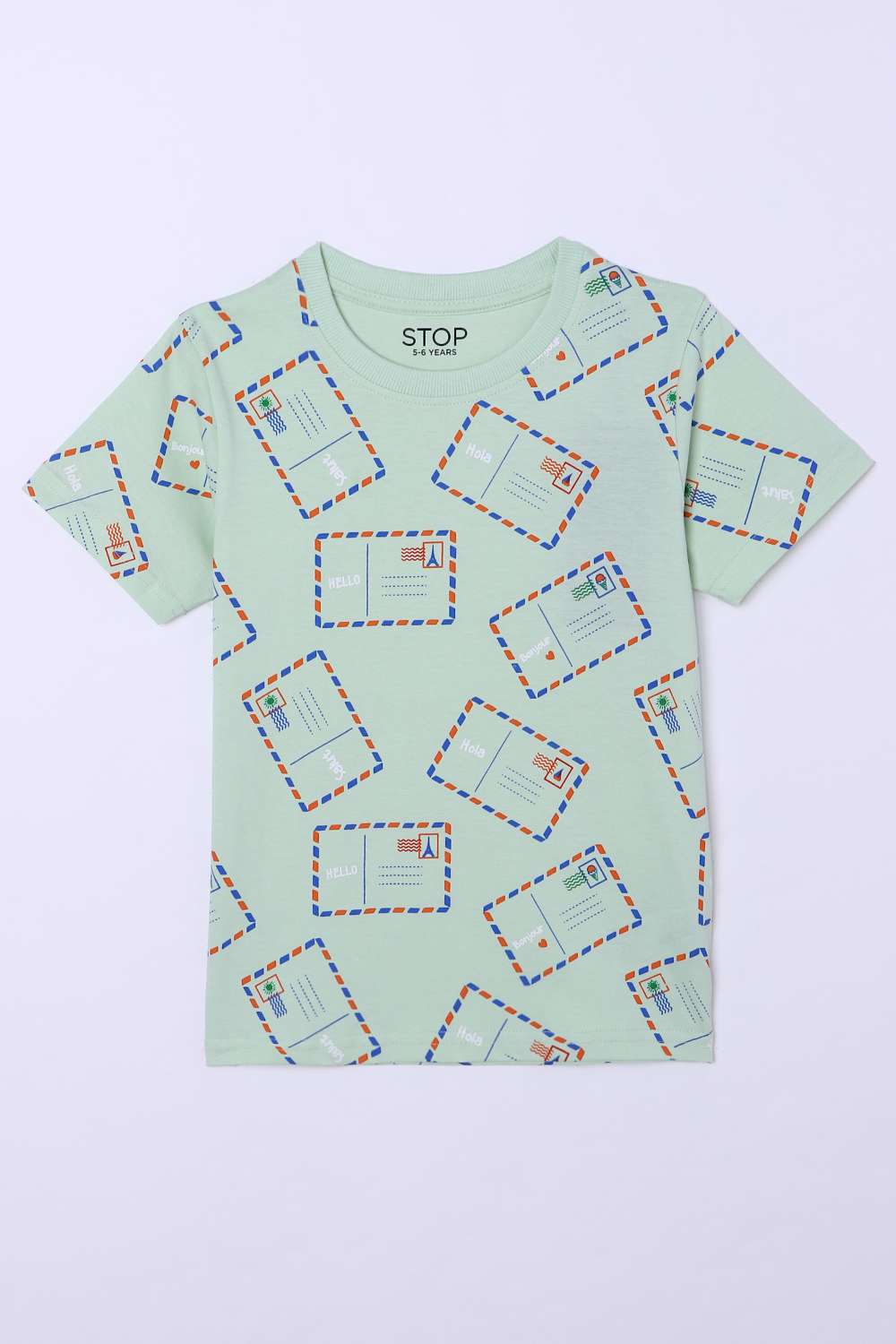 Printed-Jersey-Round-Neck-Boys-T-Shirt