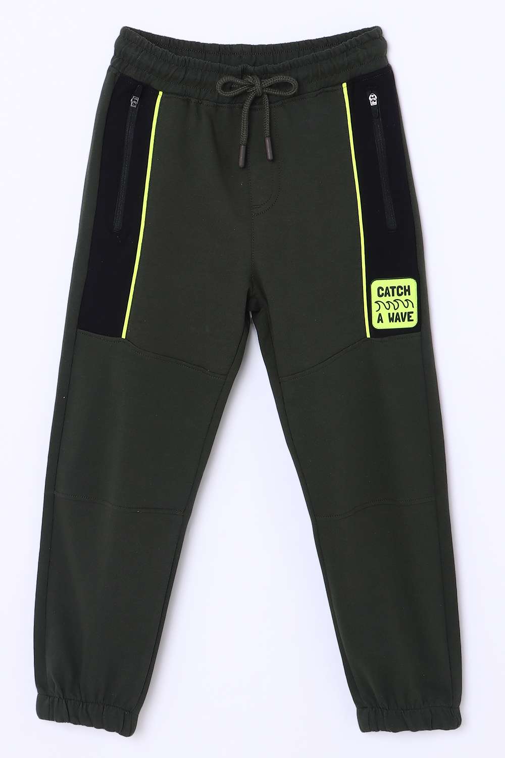 Solid-Blended-Fabric-Regular-Fit-Boys-Track-Pants