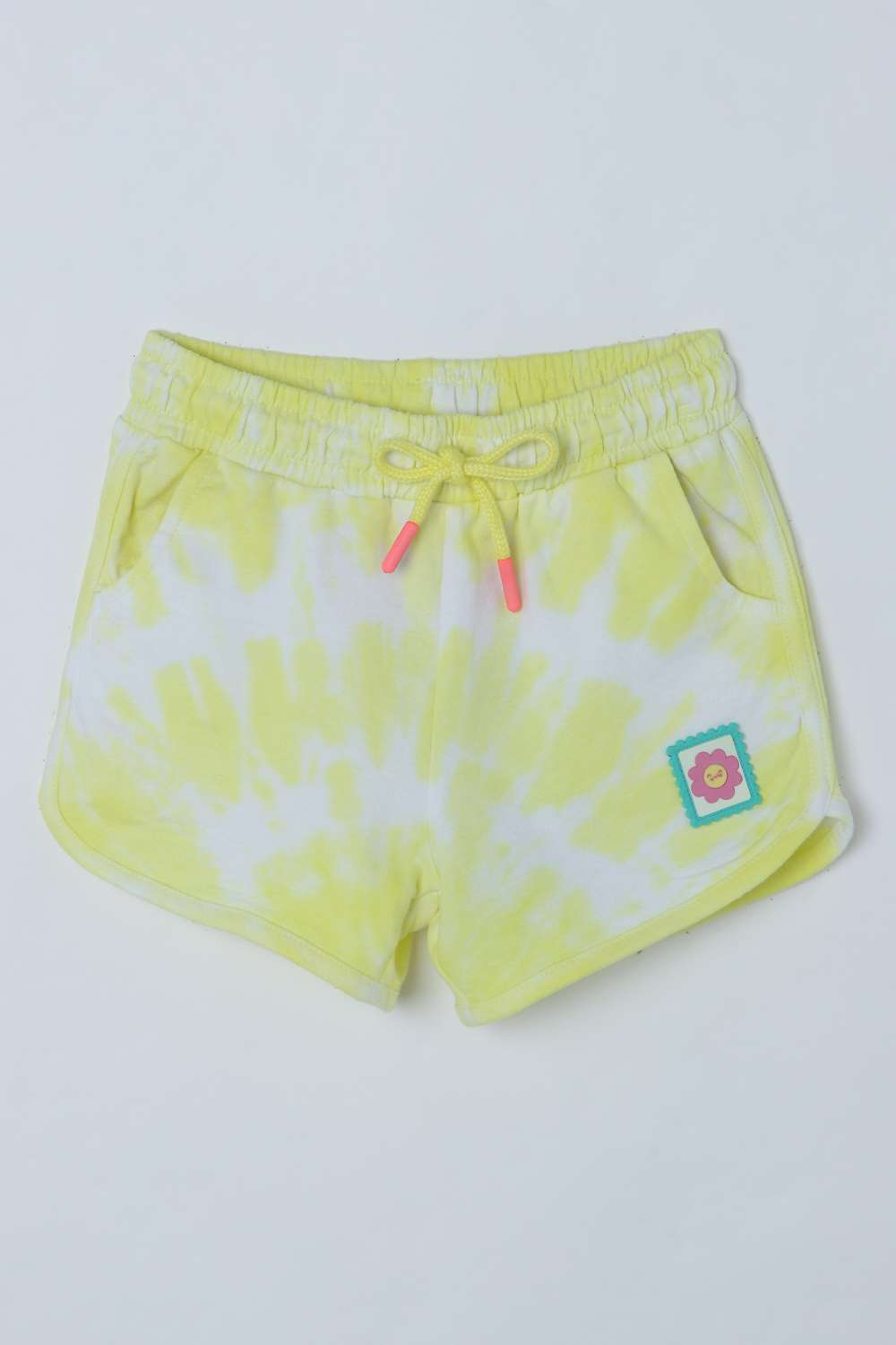 Solid-Blended-Fabric-Regular-Fit-Girls-Shorts