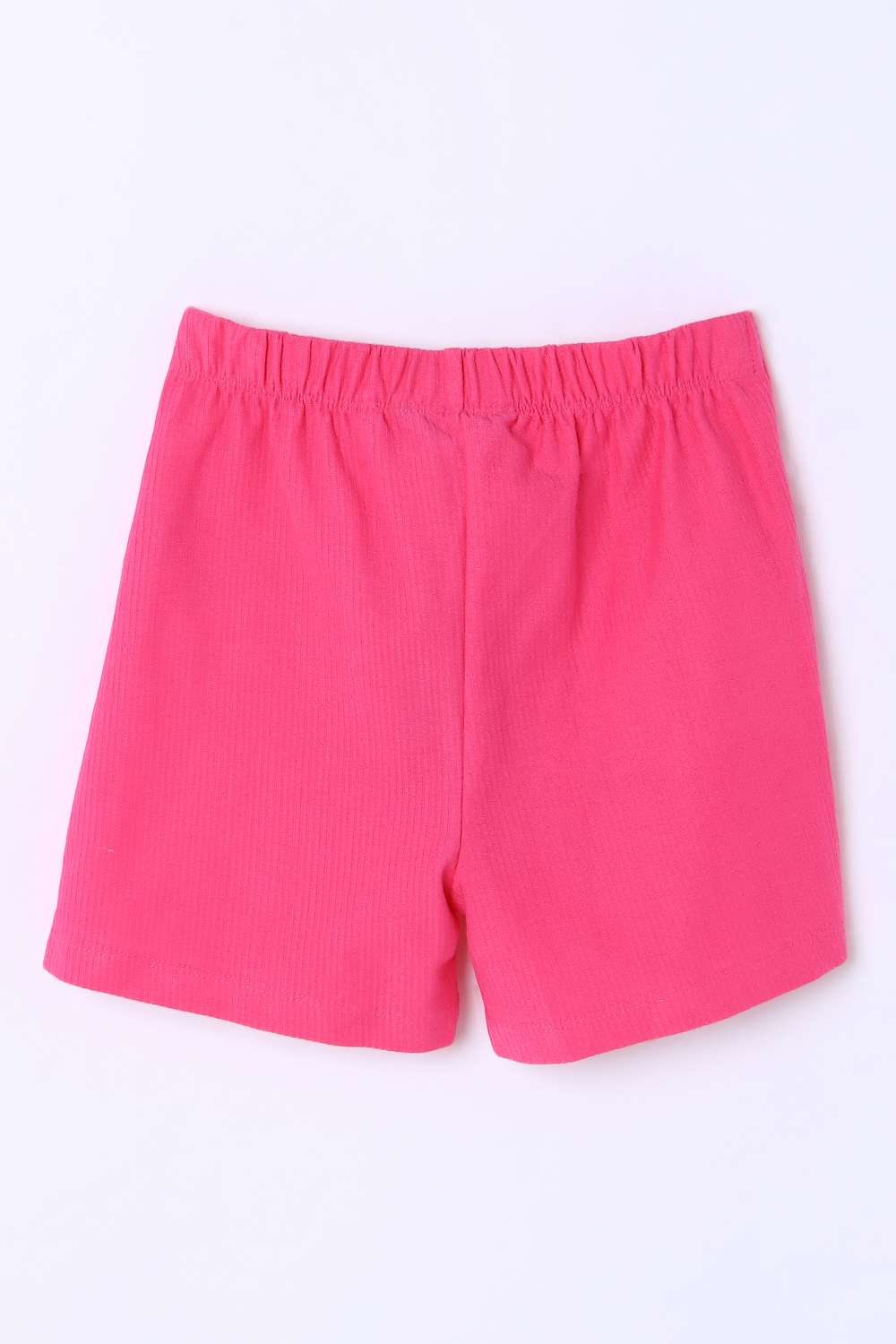 Solid-Blended-Fabric-Regular-Fit-Girls-Shorts