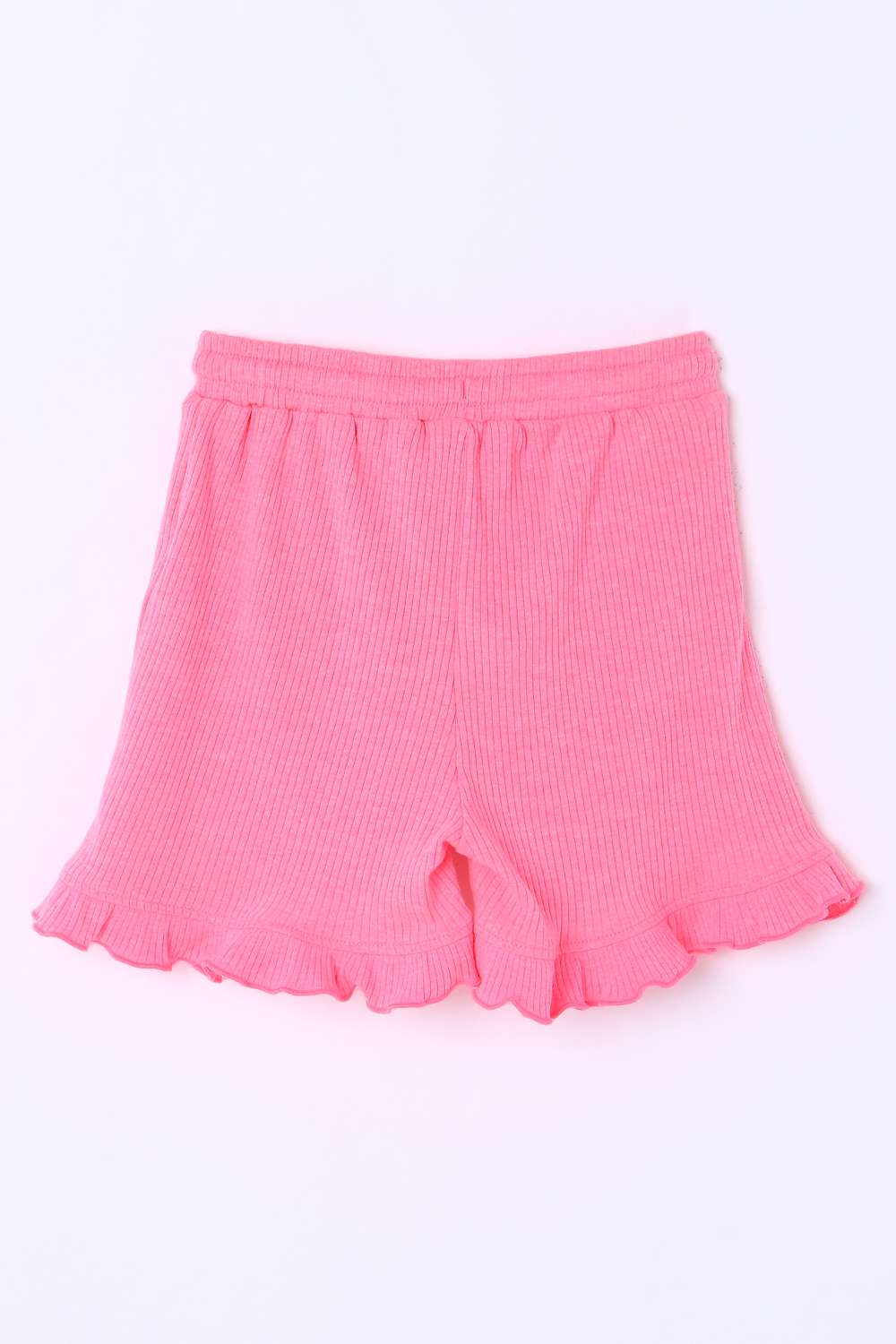 Solid-Cotton-Regular-Fit-Girls-Shorts