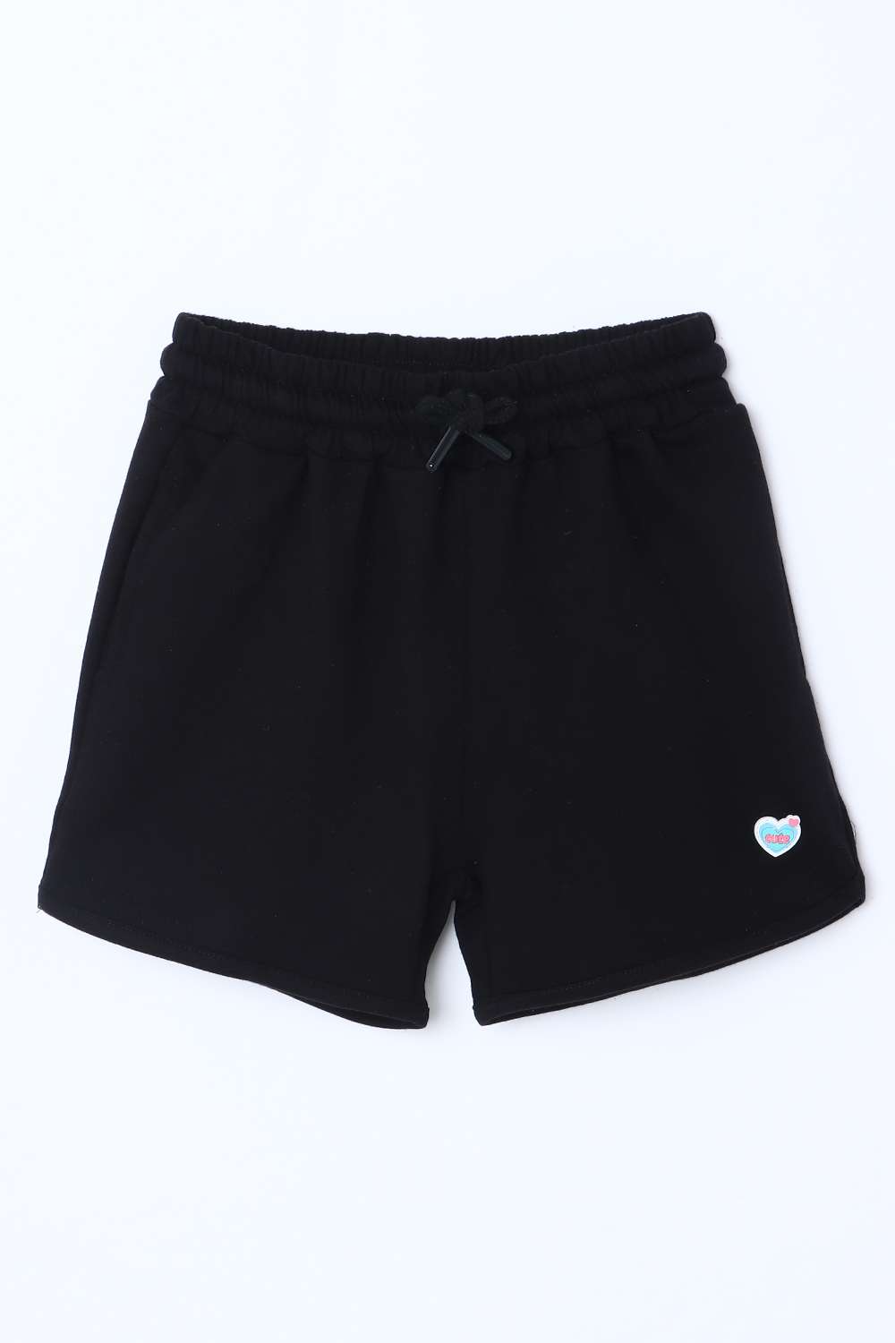Character-Print-Blended-Fabric-Regular-Fit-Girls-Shorts