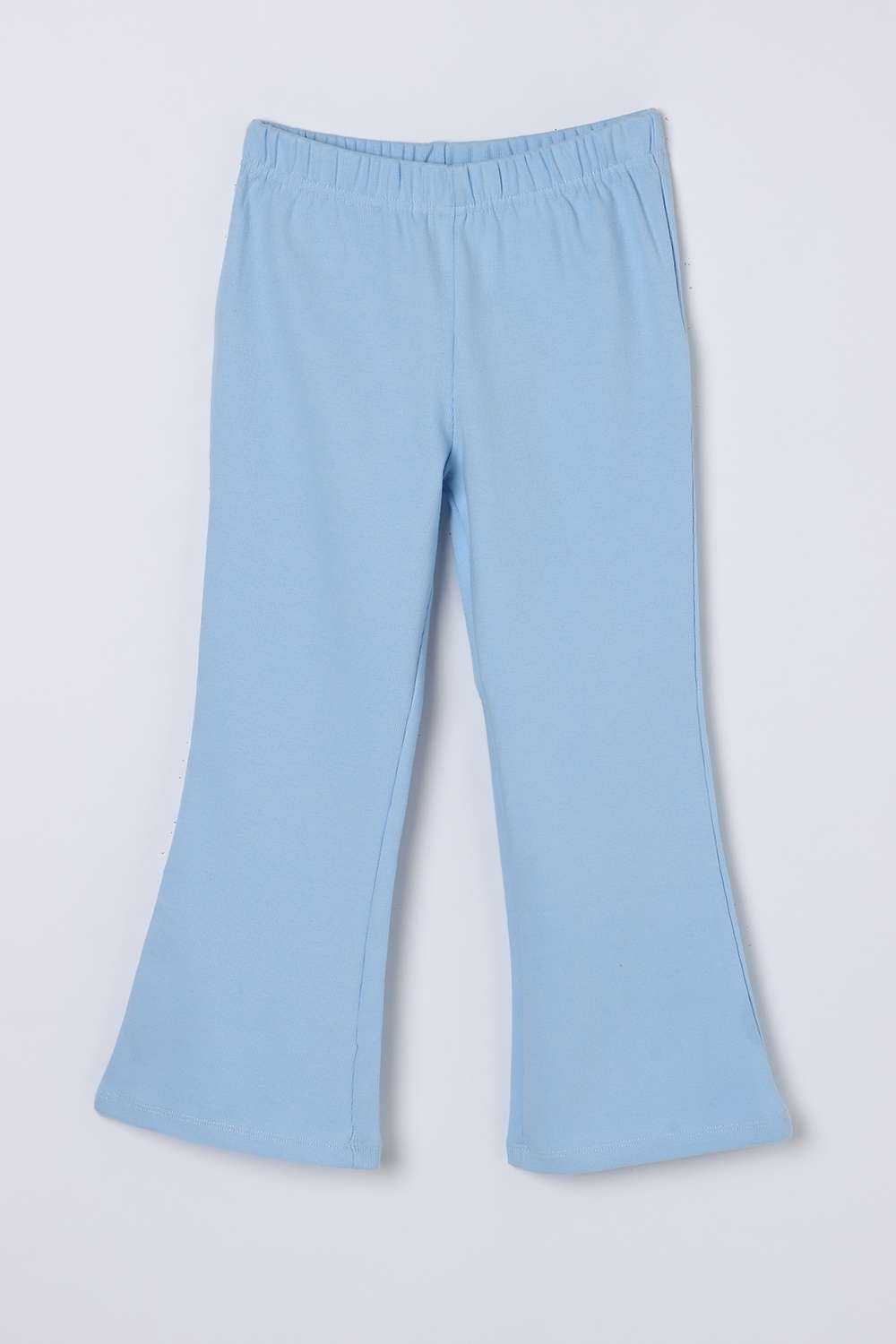Solid-Blended-Fabric-Regular-Fit-Girls-Leggings