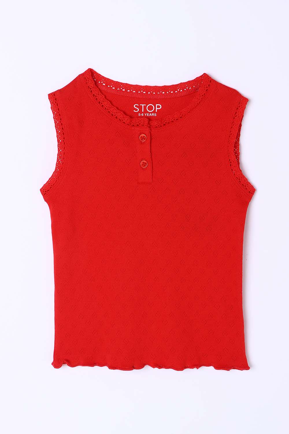 Dobby-Blended-Fabric-Henley-Girls-Top