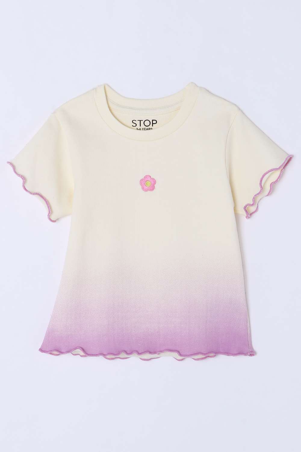 Printed-Cotton-Round-Neck-Girls-Top