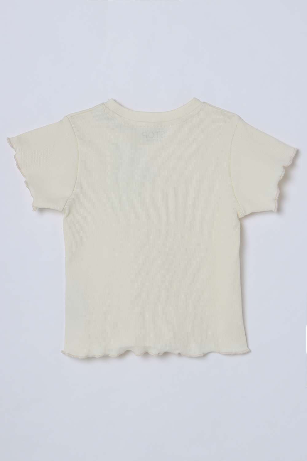 Embellished-Blended-Fabric-Round-Neck-Girls-T-Shirt