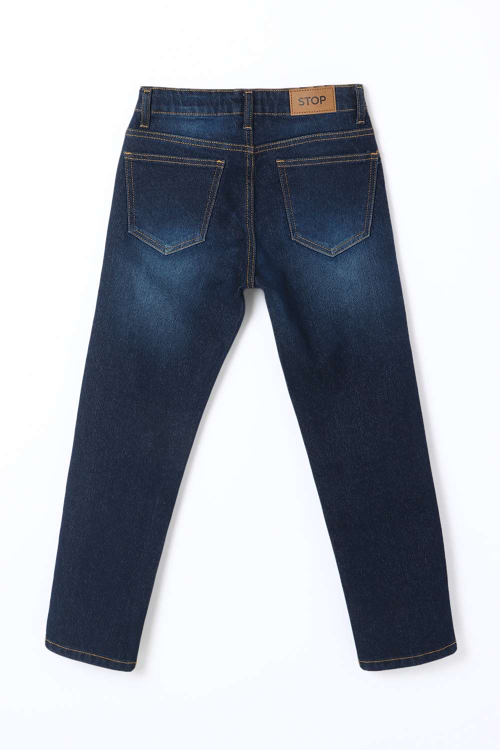 Solid-Blended-Fabric-Regular-Fit-Boys-Jeans