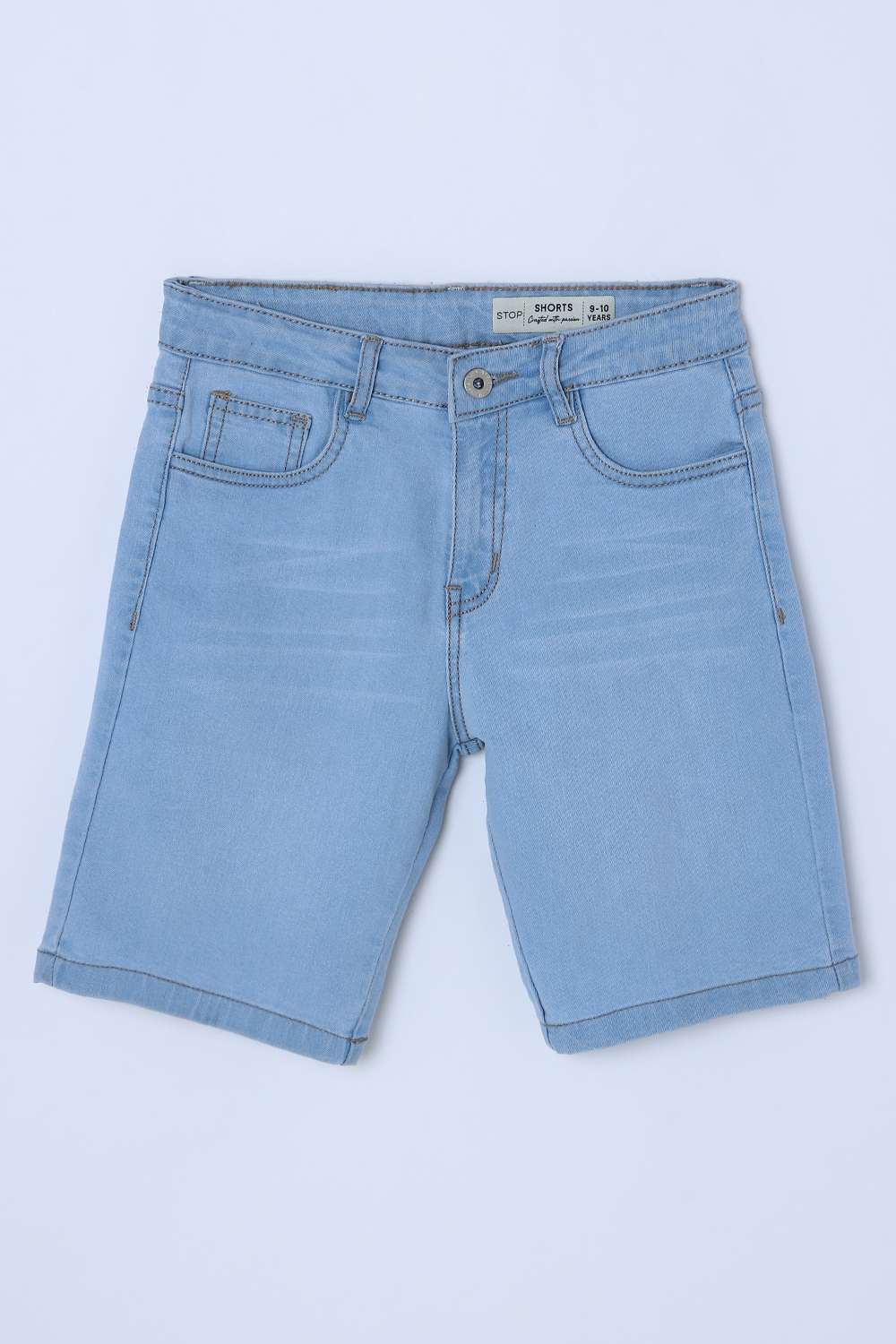 Solid-Blended-Fabric-Regular-Fit-Boys-Shorts