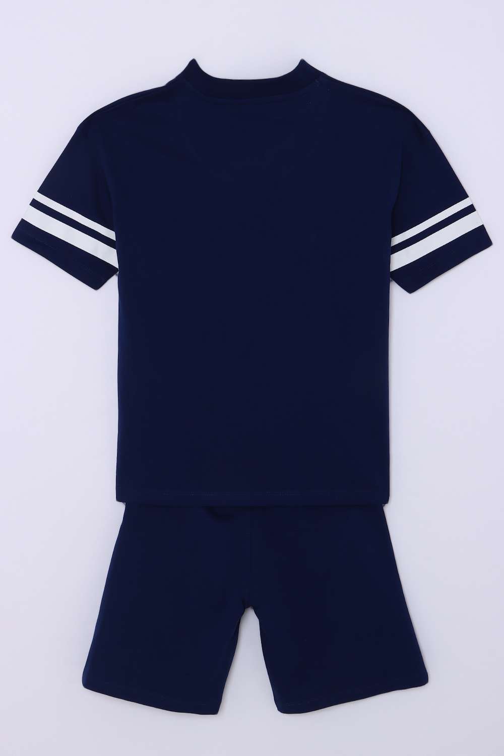 Solid-Cotton-V-Neck-Boys-Casual-Wear-Clothing-Set