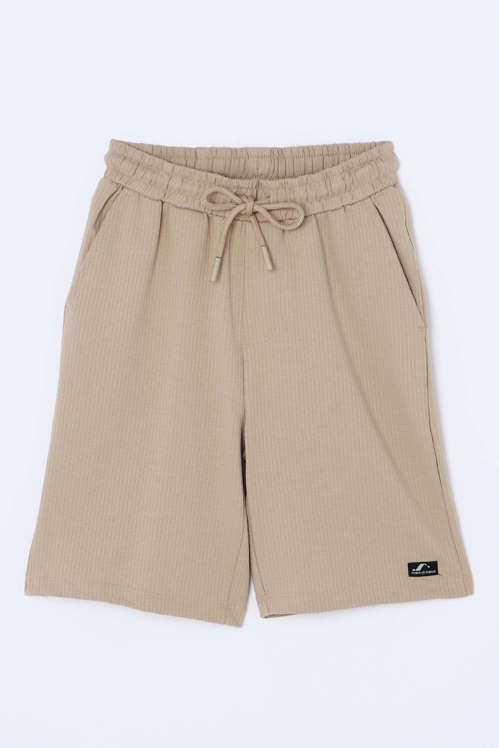 Solid-Poly-Cotton-Regular-Fit-Boys-Shorts